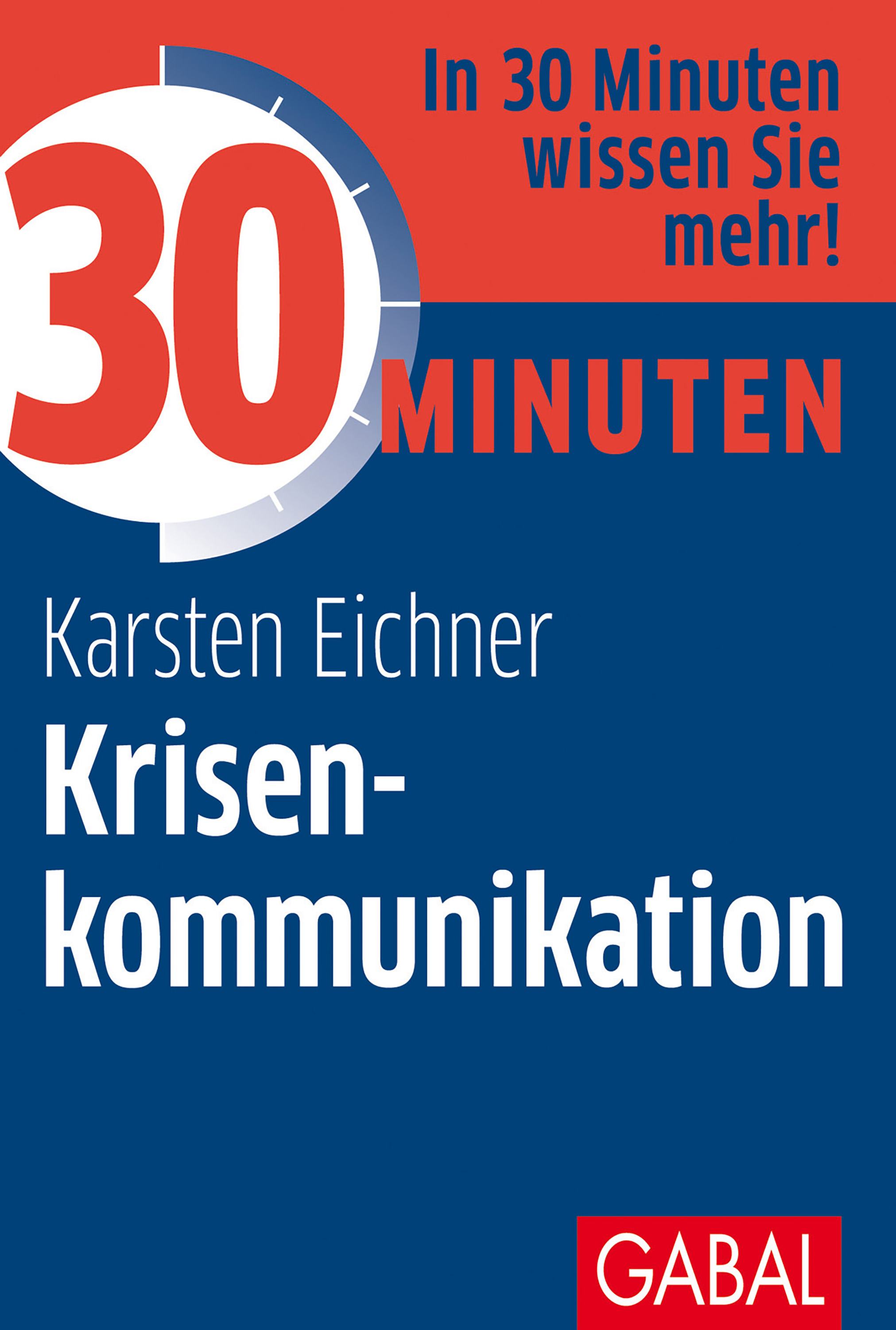 Обложка книги «30 Minuten Krisenkommunikation»