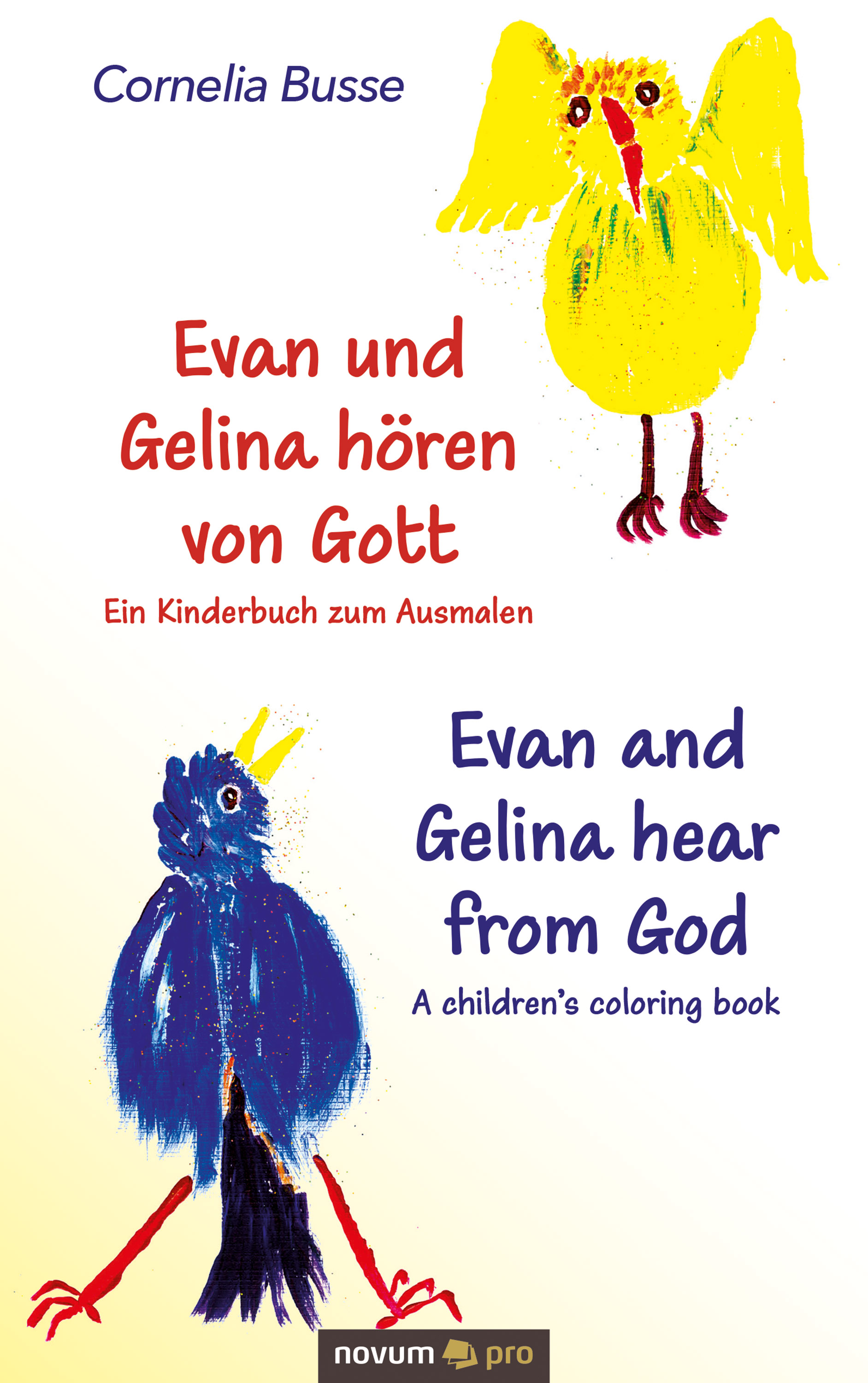 Обложка книги «Evan und Gelina hören von Gott – Ein Kinderbuch zum Ausmalen»