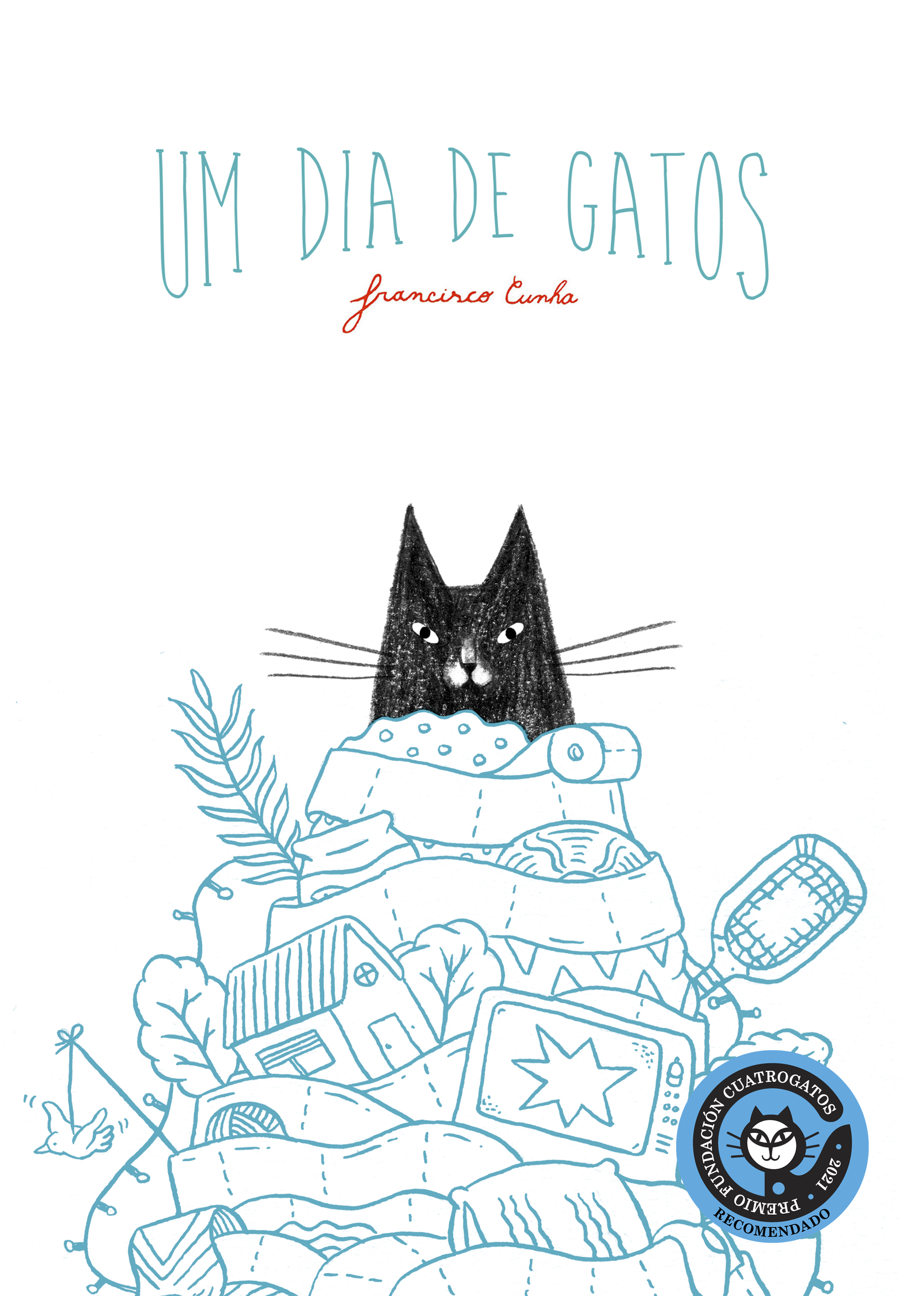 Обложка книги «Um dia de gatos»