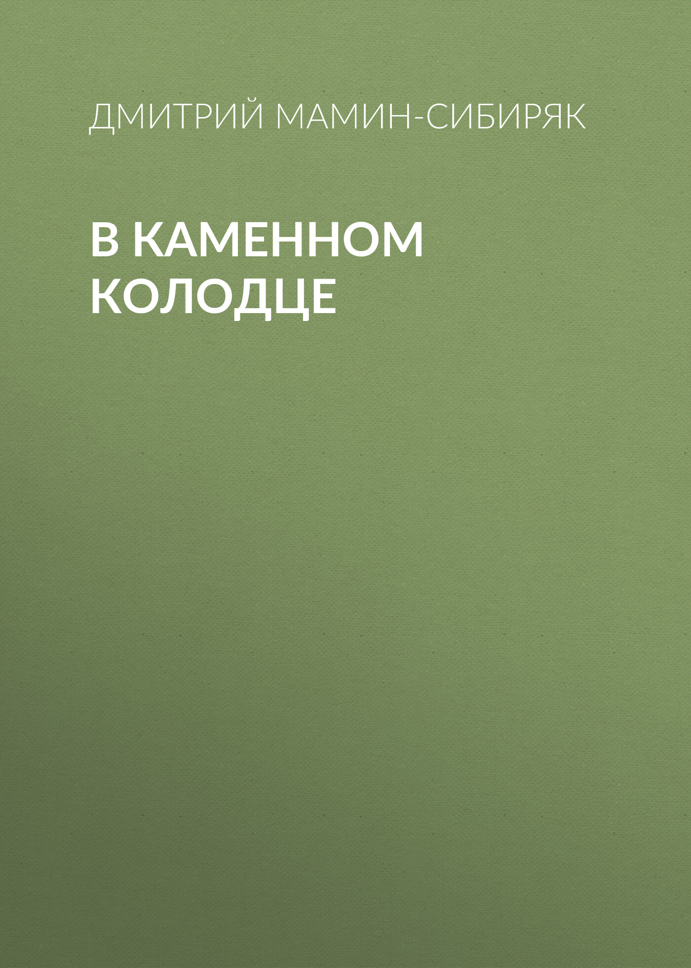 Обложка книги «В каменном колодце»