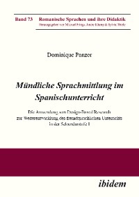 Обложка книги «Mündliche Sprachmittlung im Spanischunterricht»