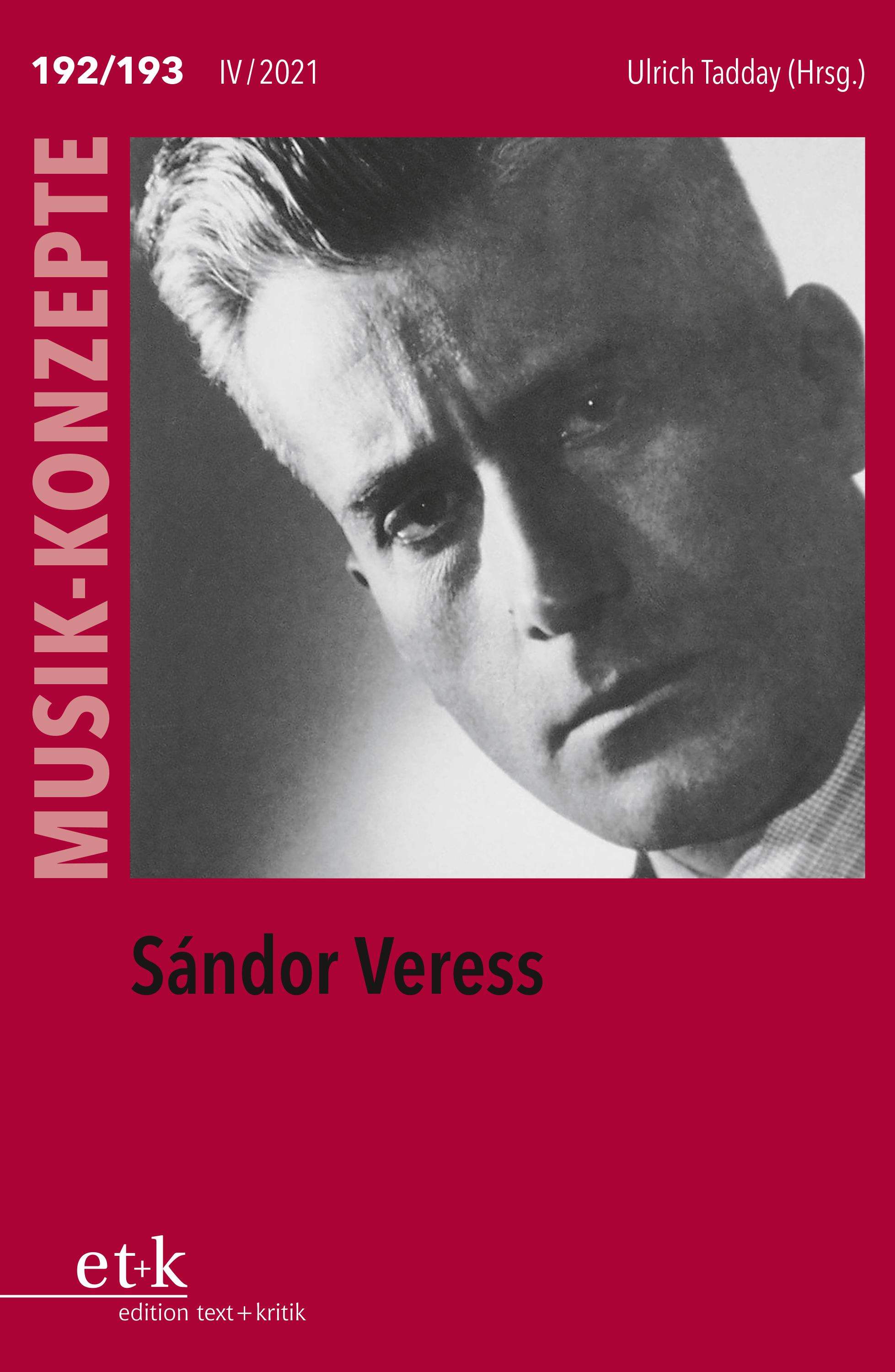 Обложка книги «MUSIK-KONZEPTE 192-193: Sándor Veress»