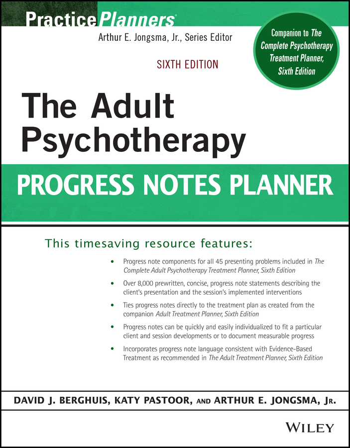 Обложка книги «The Adult Psychotherapy Progress Notes Planner»