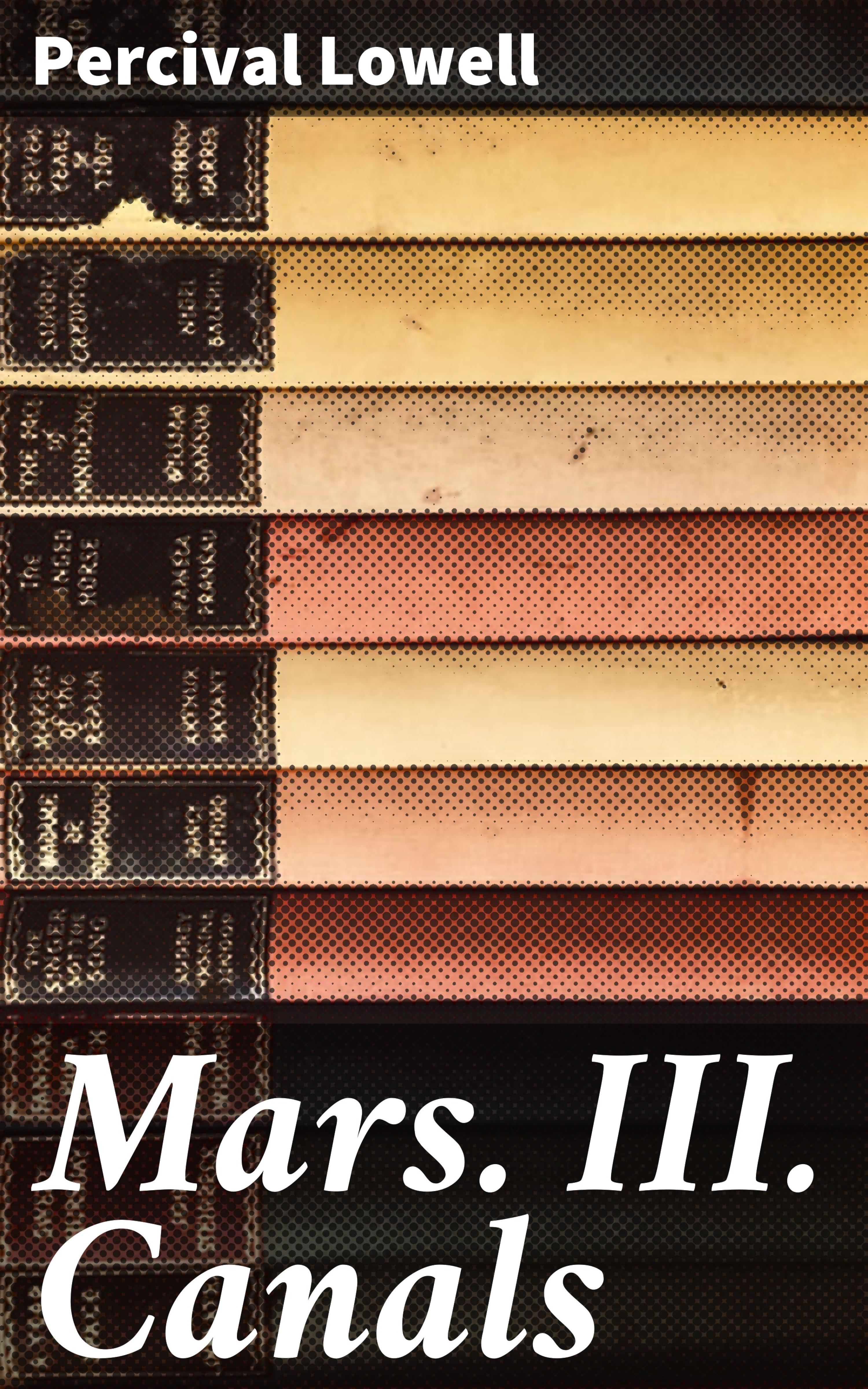 Обложка книги «Mars. III. Canals»
