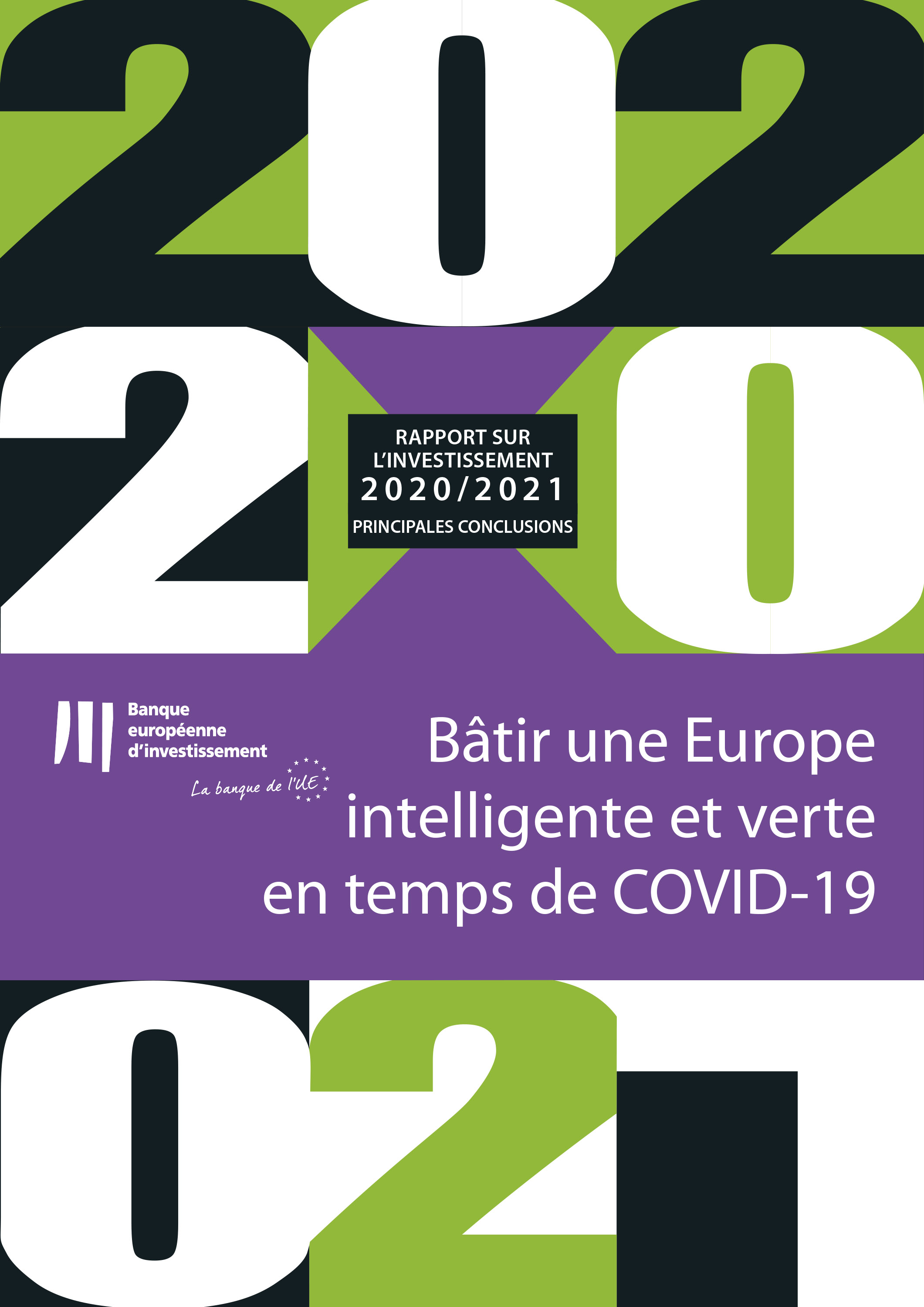 Обложка книги «Rapport 2020-2021 de la BEI sur l'investissement - Principales conclusions»