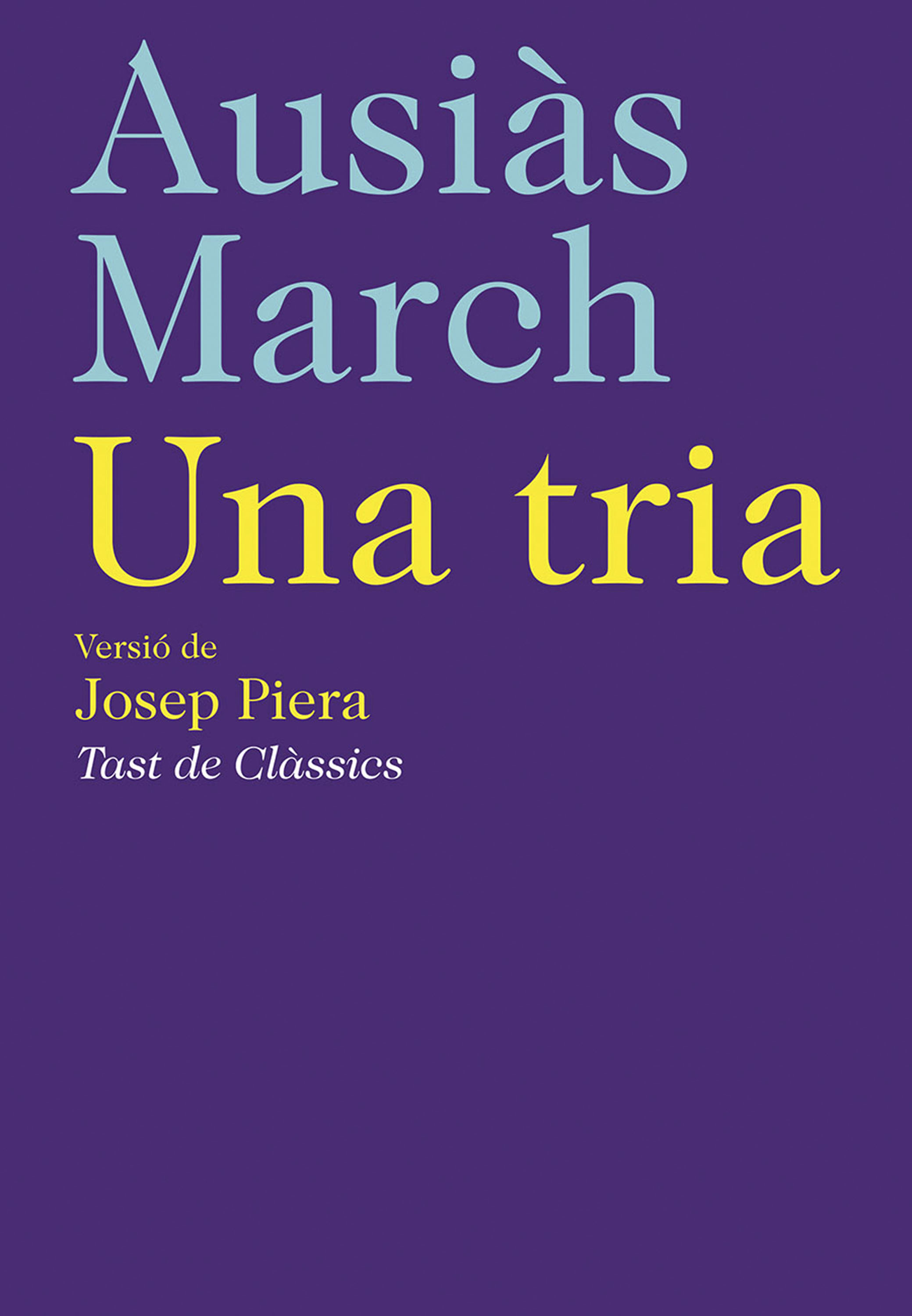 Обложка книги «Una tria»