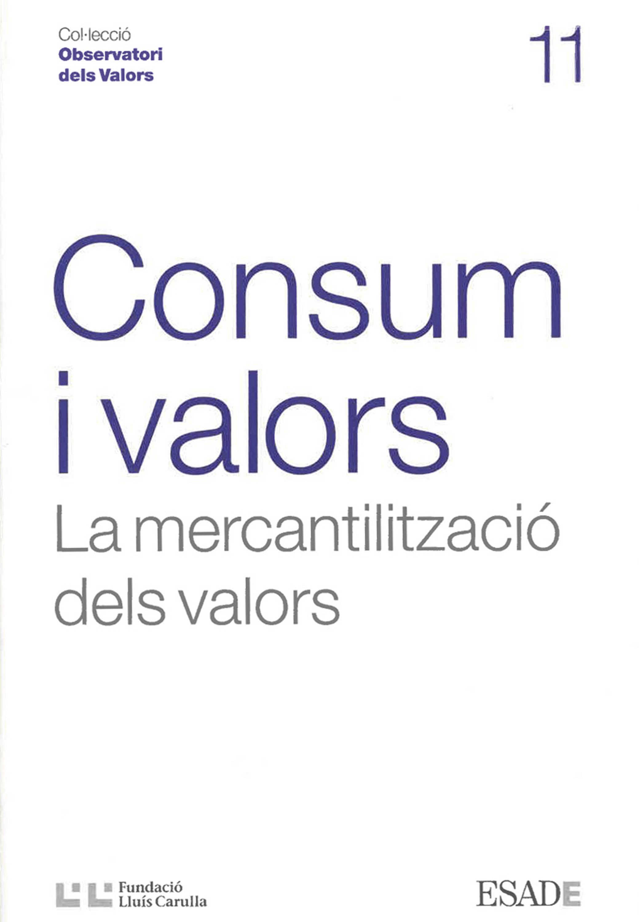 Обложка книги «Consum i valors»