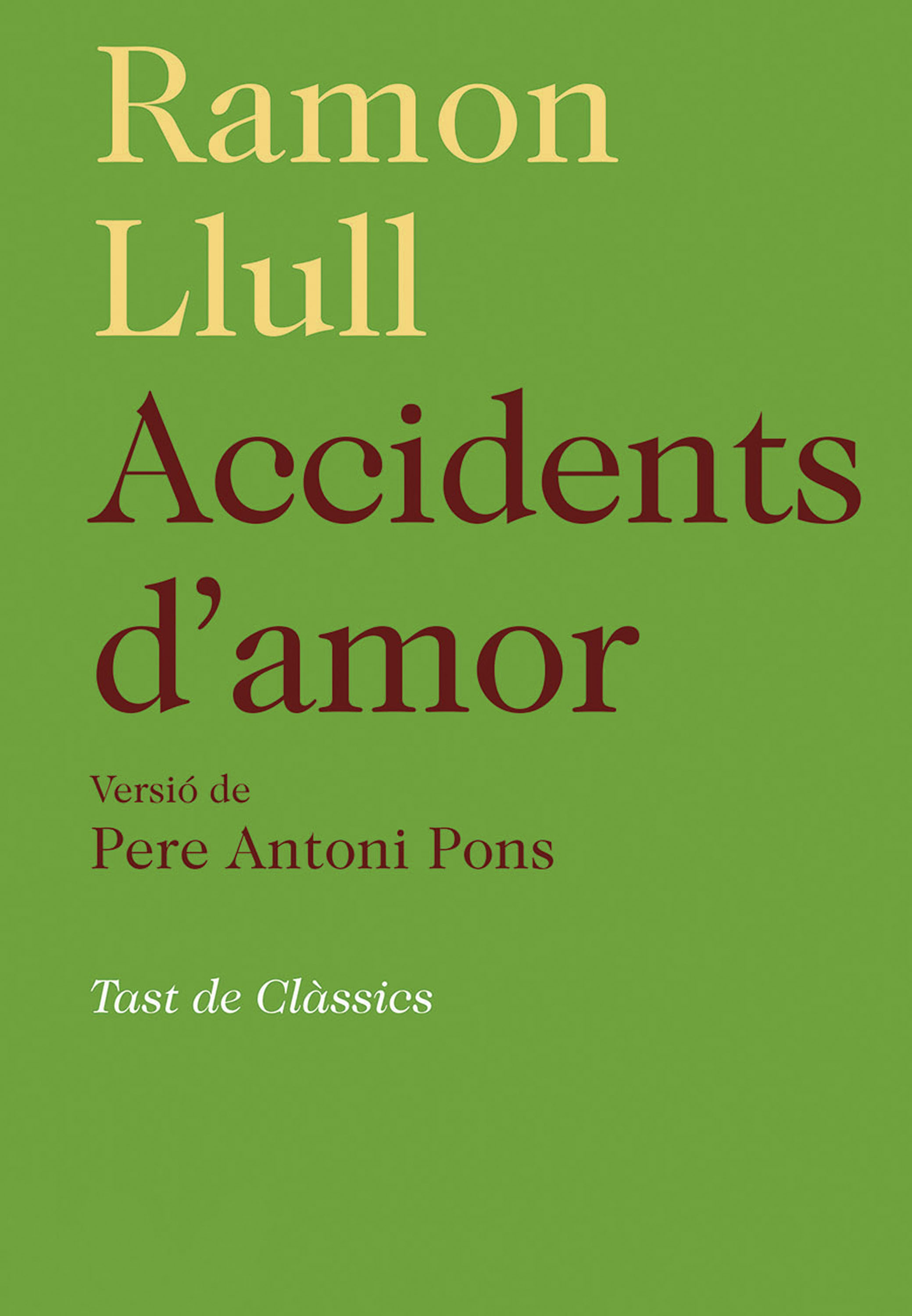 Обложка книги «Accidents d'amor»