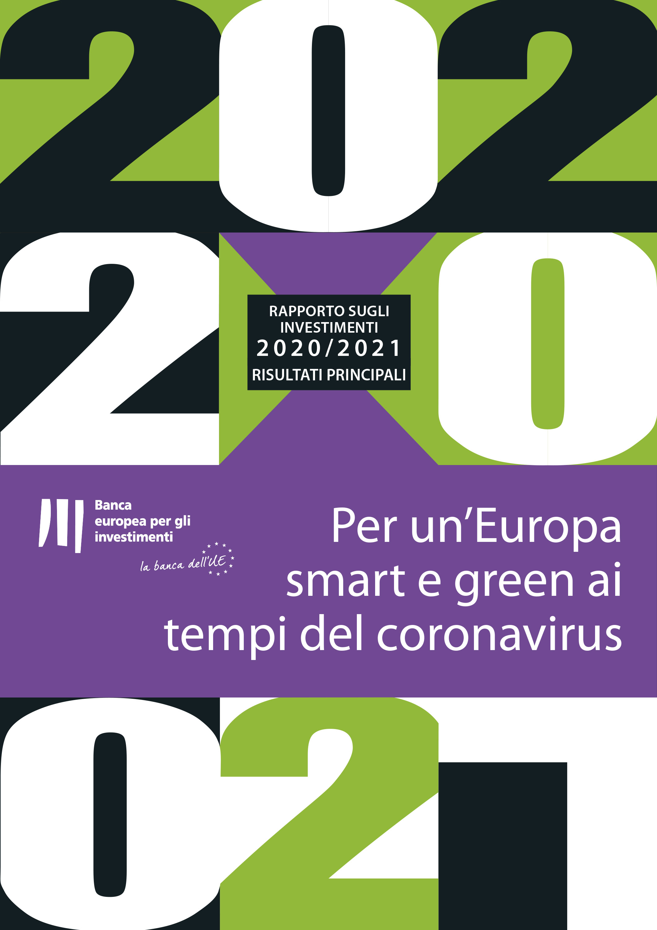 Обложка книги «Rapporto della BEI sugli investimenti 2020/2021 - Risultati principali»