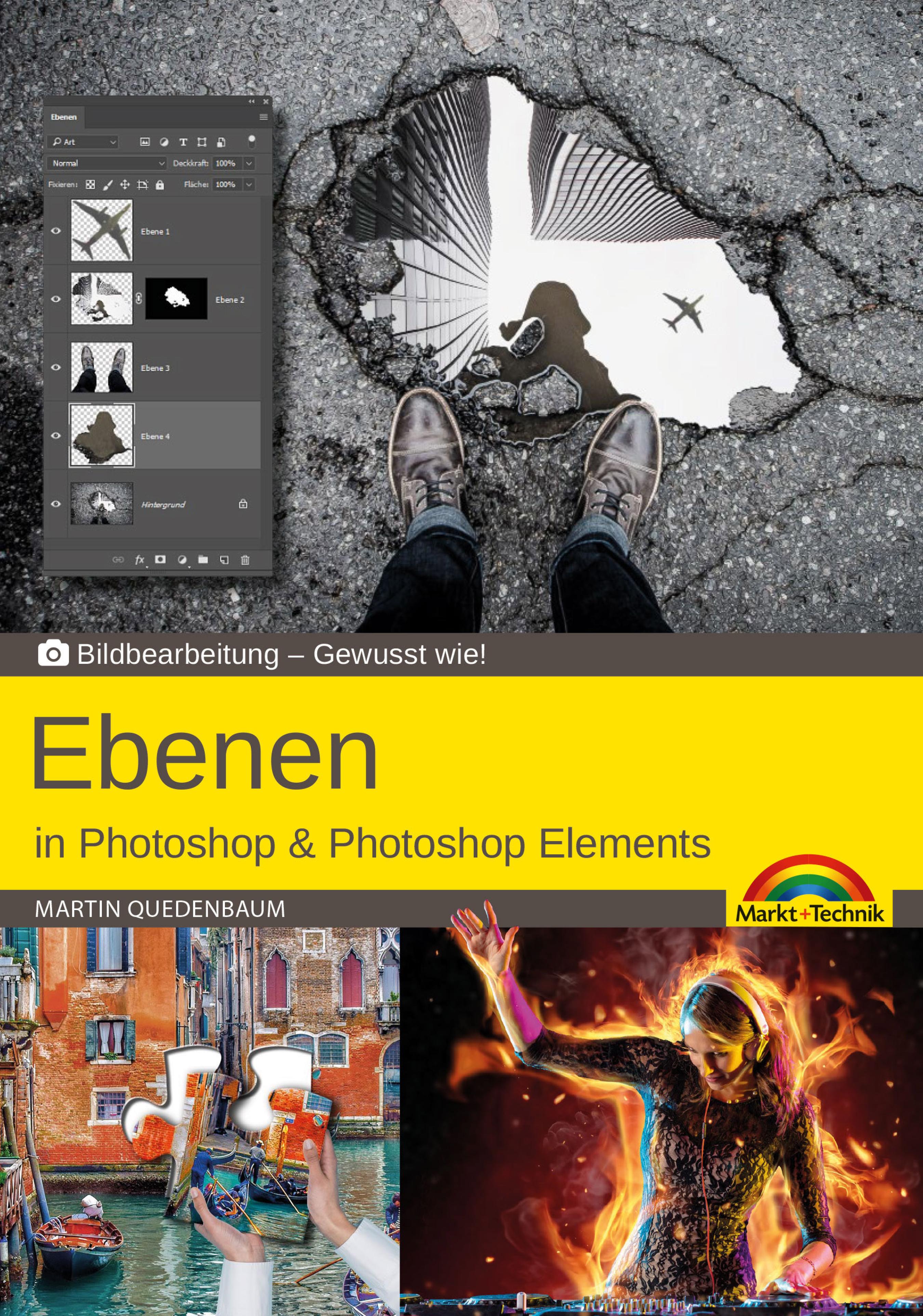 Обложка книги «Ebenen in Adobe Photoshop CC und Photoshop Elements - Gewusst wie»
