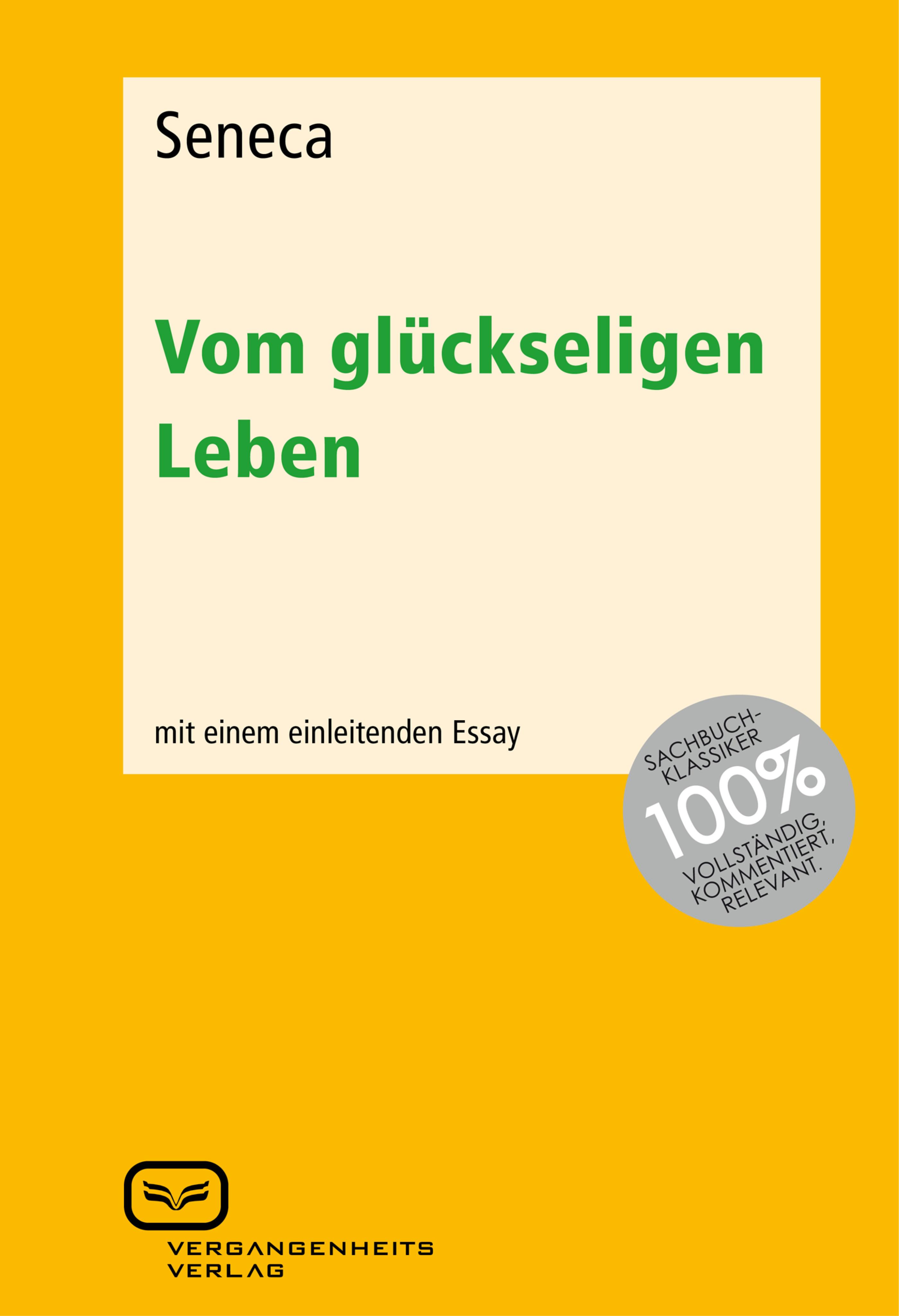 Обложка книги «Vom glückseligen Leben»