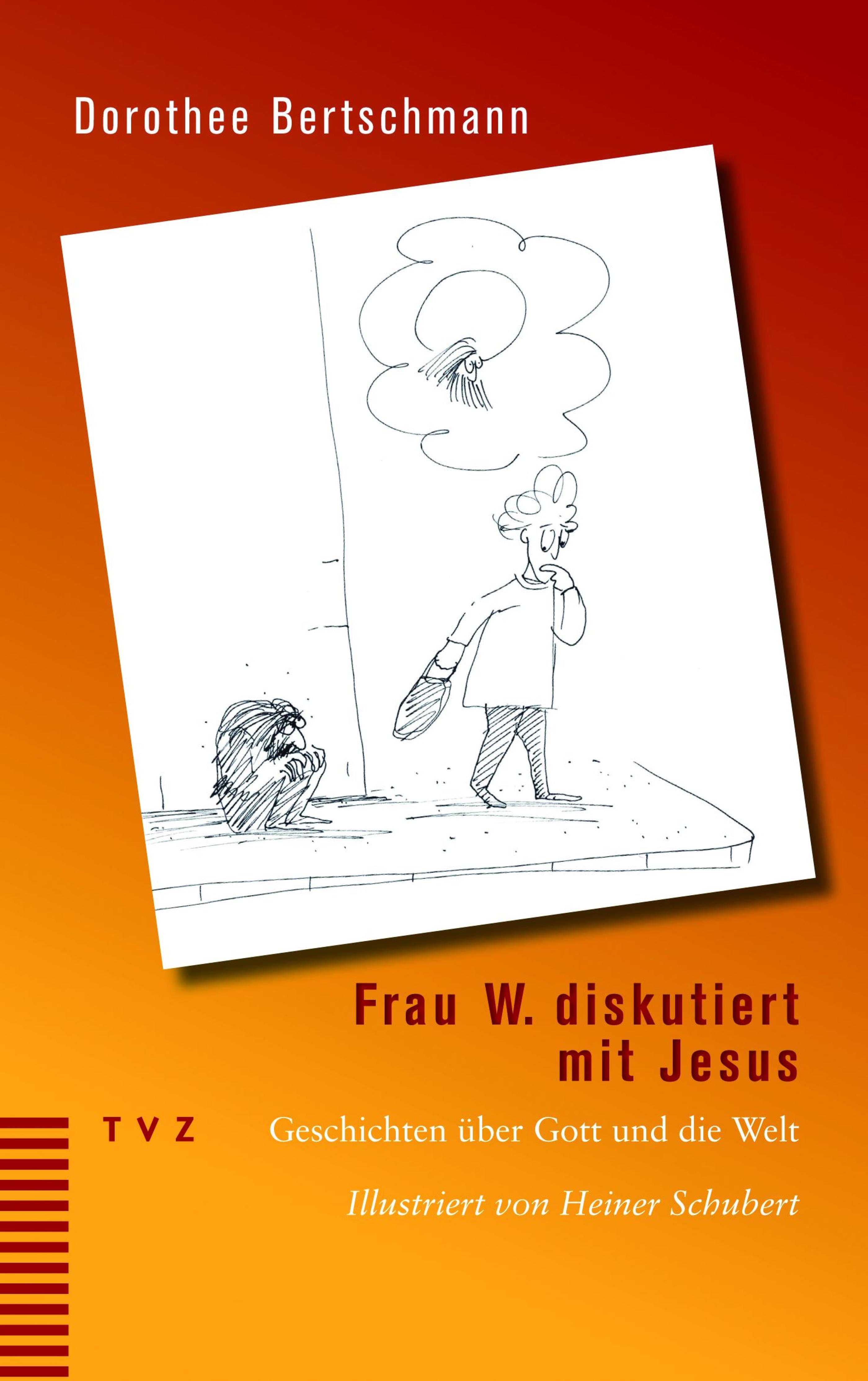 Обложка книги «Frau W. diskutiert mit Jesus»
