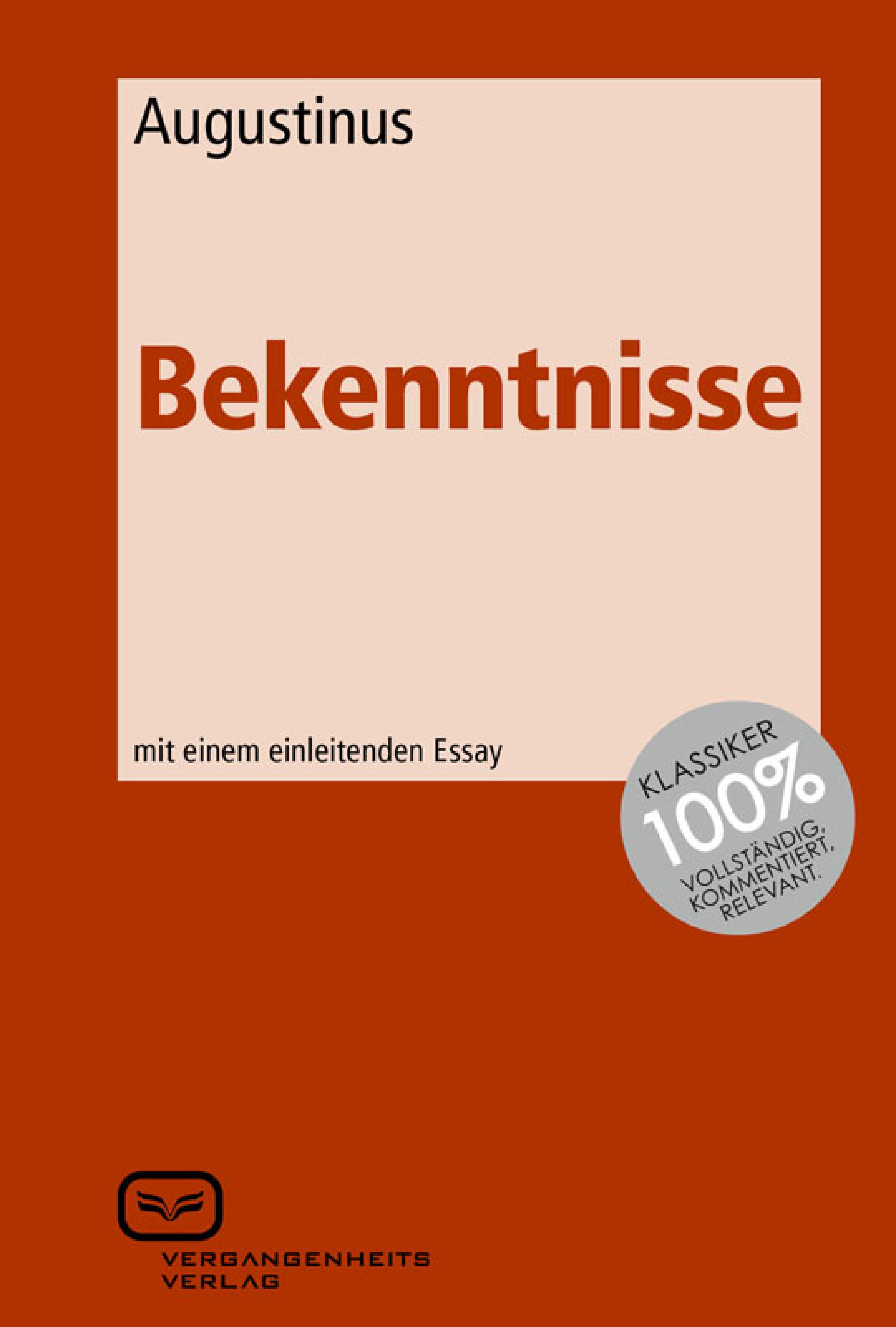 Обложка книги «Bekenntnisse»