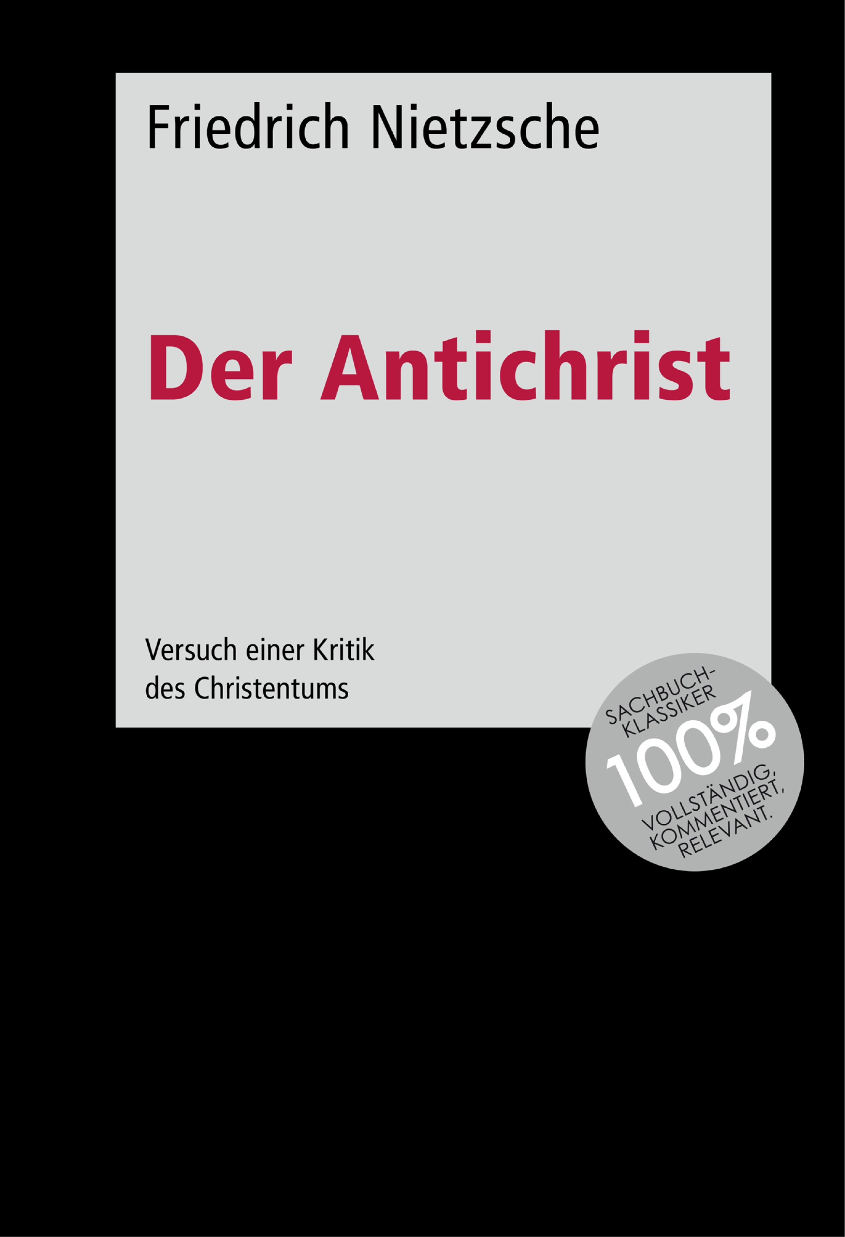 Обложка книги «Der Antichrist»
