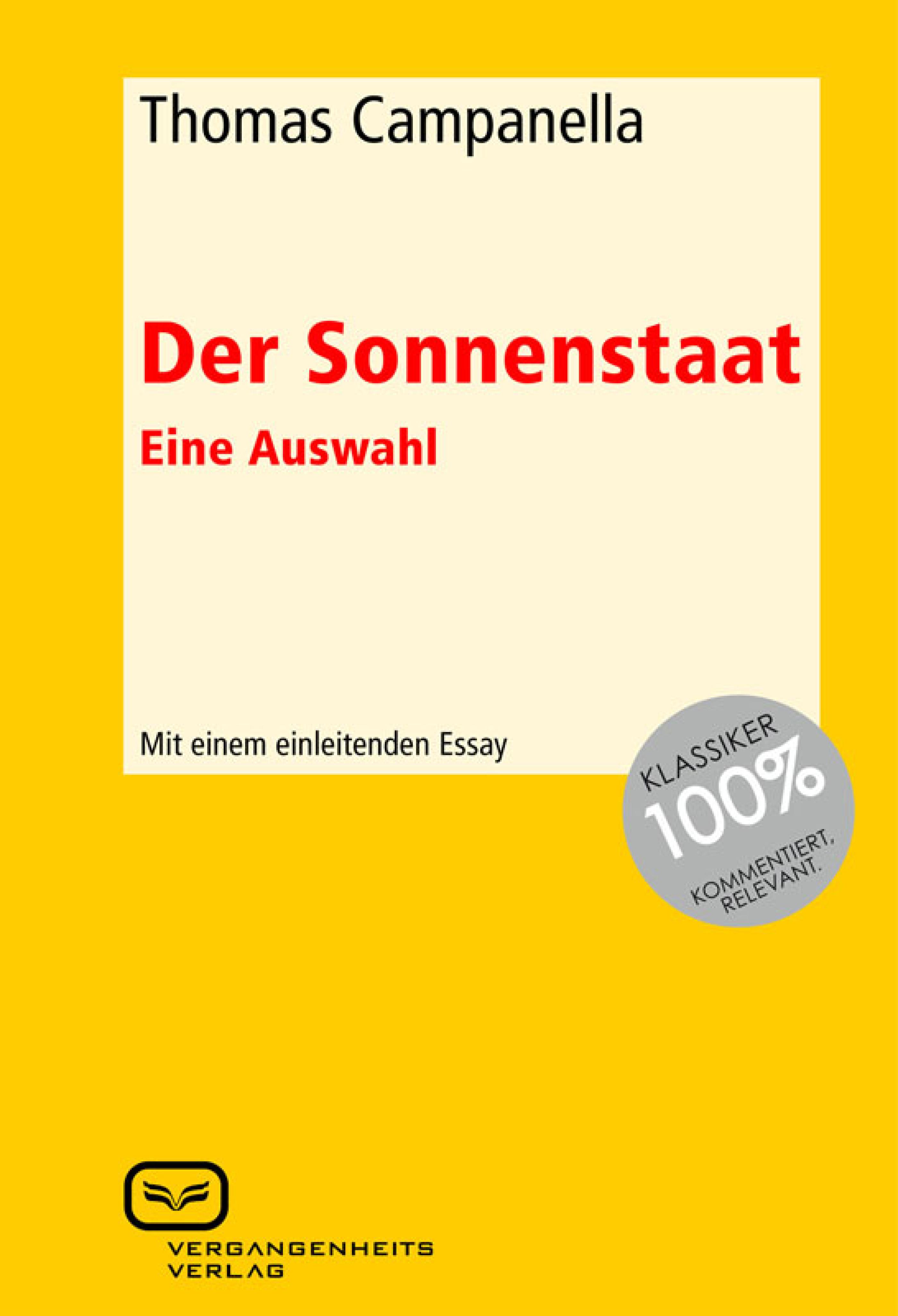 Обложка книги «Der Sonnenstaat»