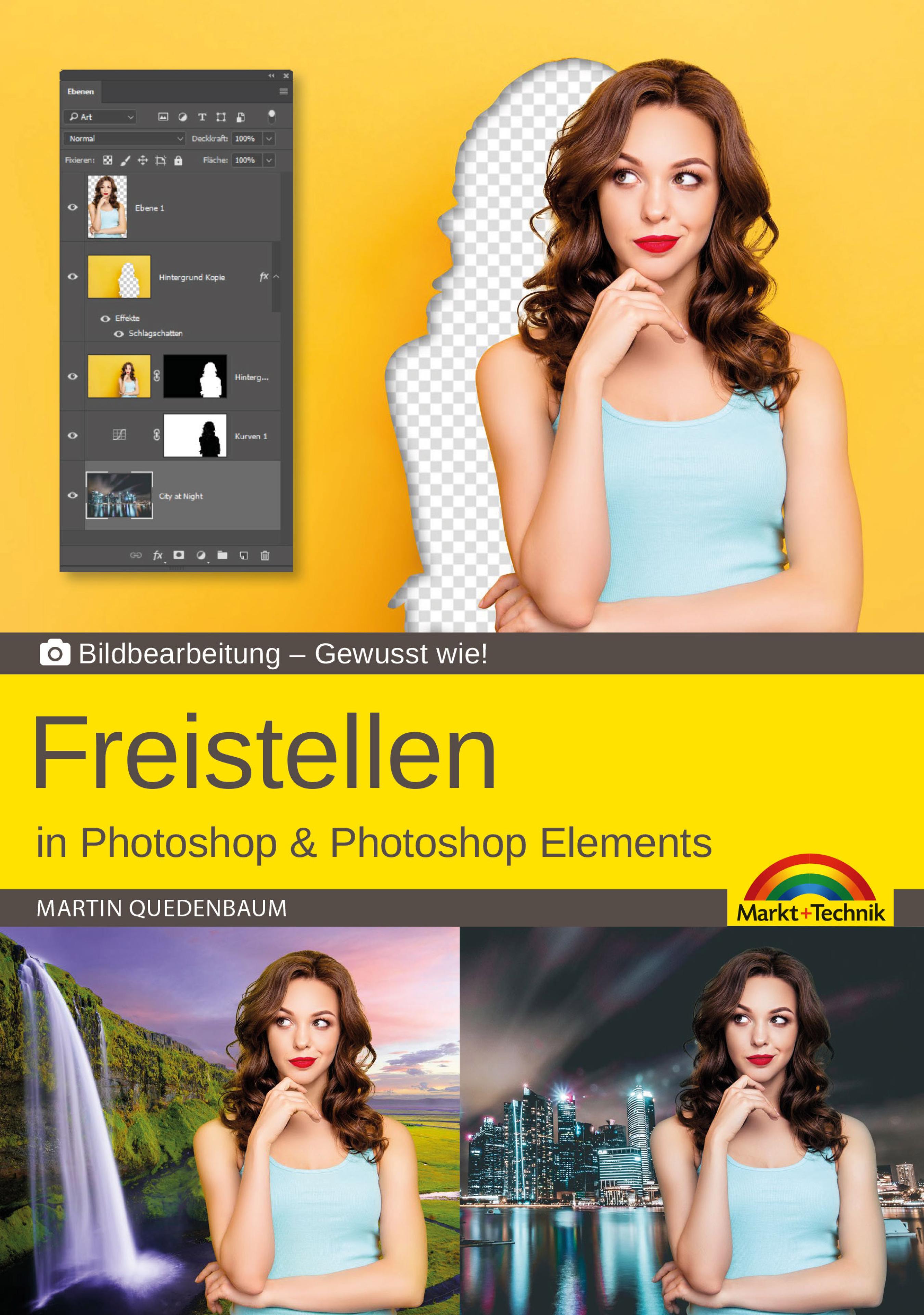 Обложка книги «Freistellen mit Adobe Photoshop CC und Photoshop Elements - Gewusst wie»