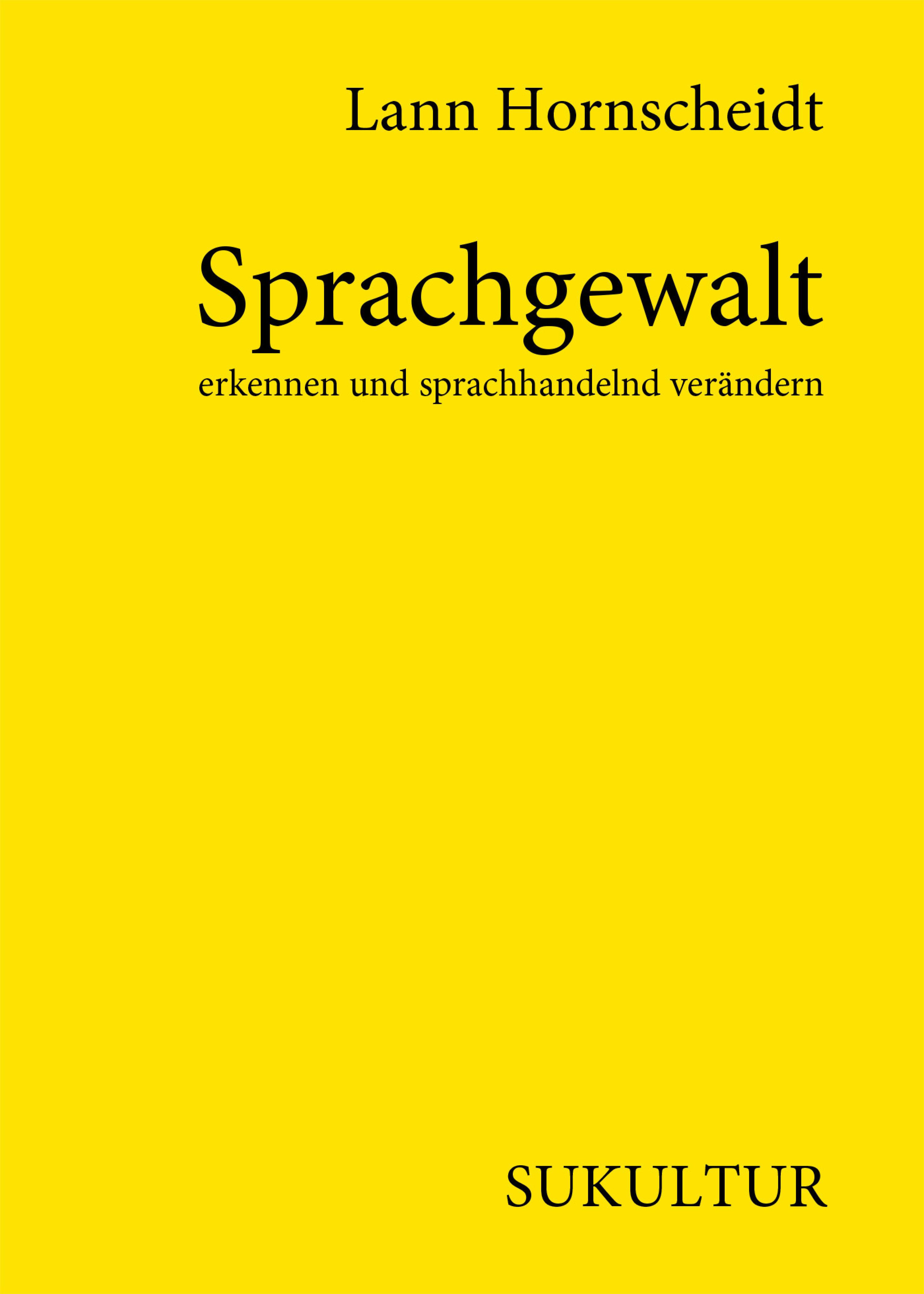 Обложка книги «Sprachgewalt erkennen und sprachhandelnd verändern»