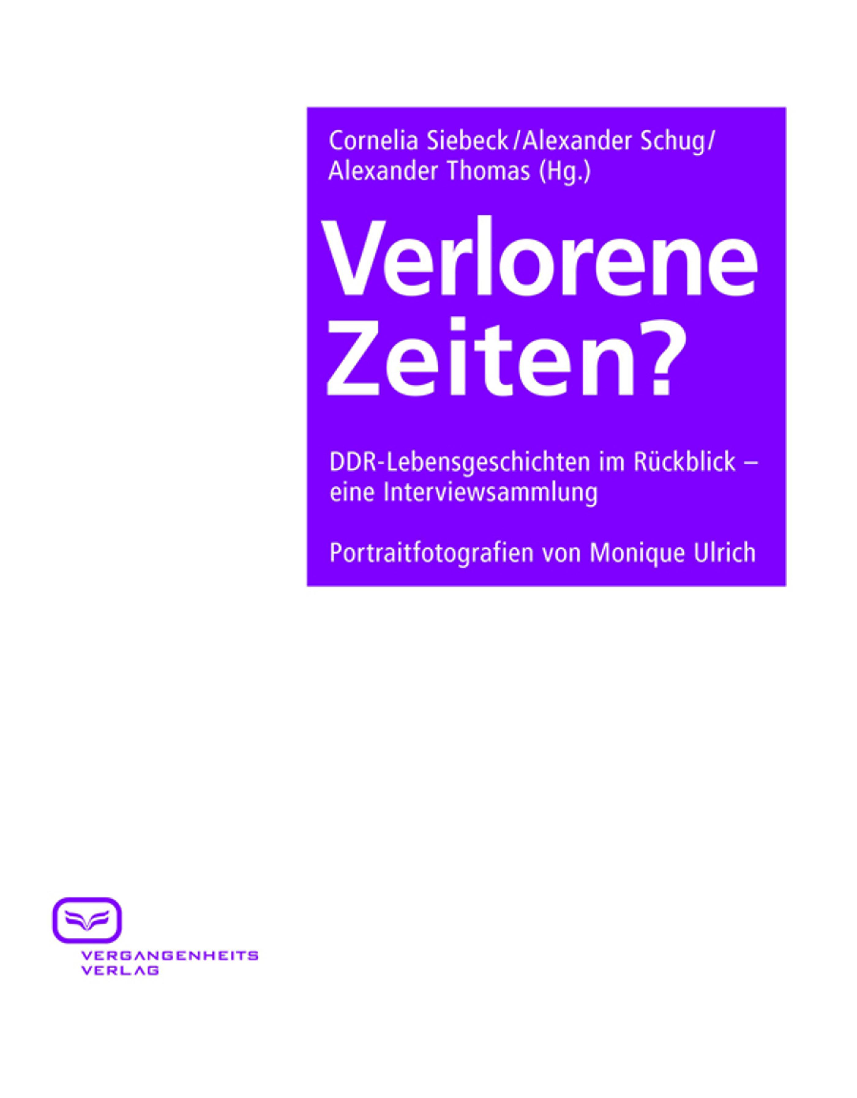 Обложка книги «Verlorene Zeiten?»