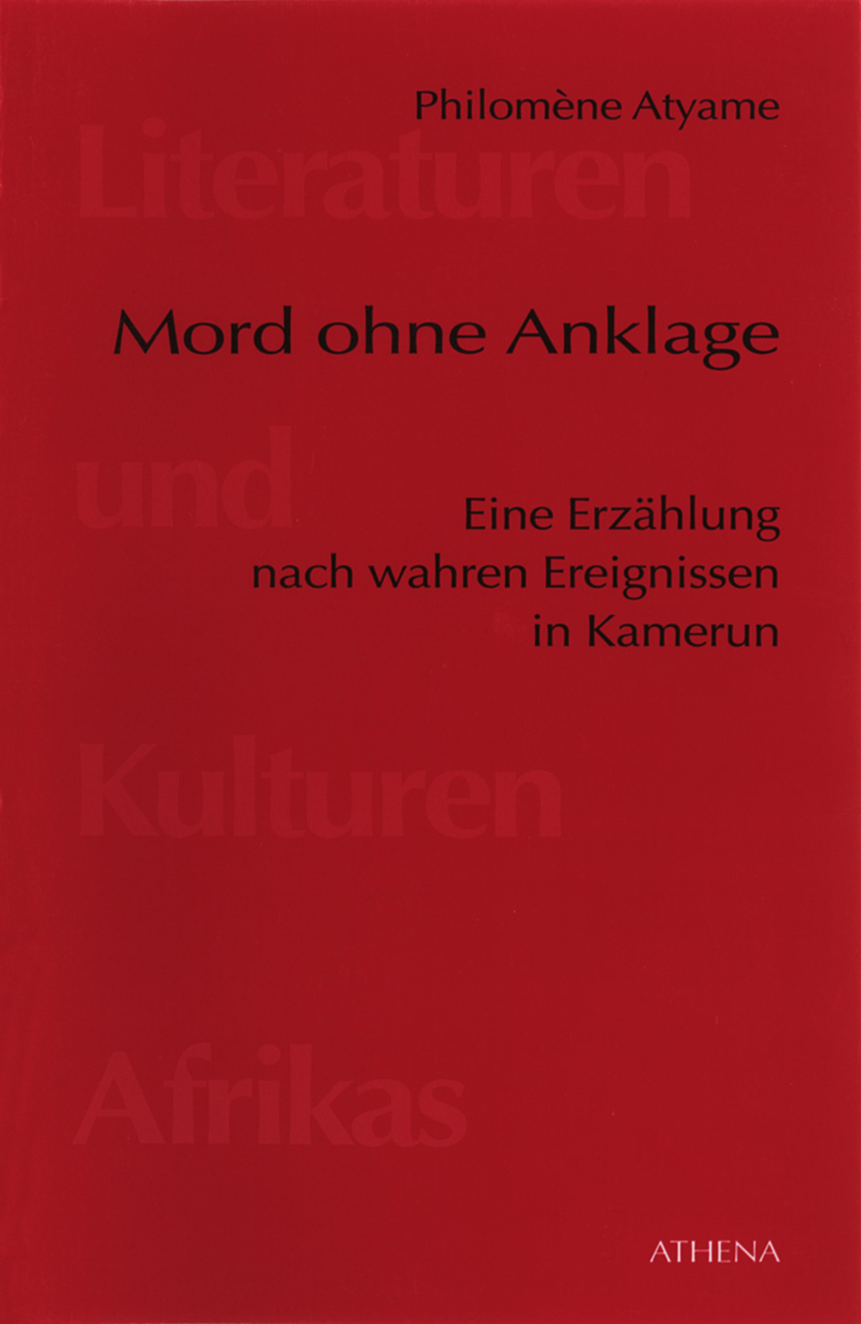 Обложка книги «Mord ohne Anklage»