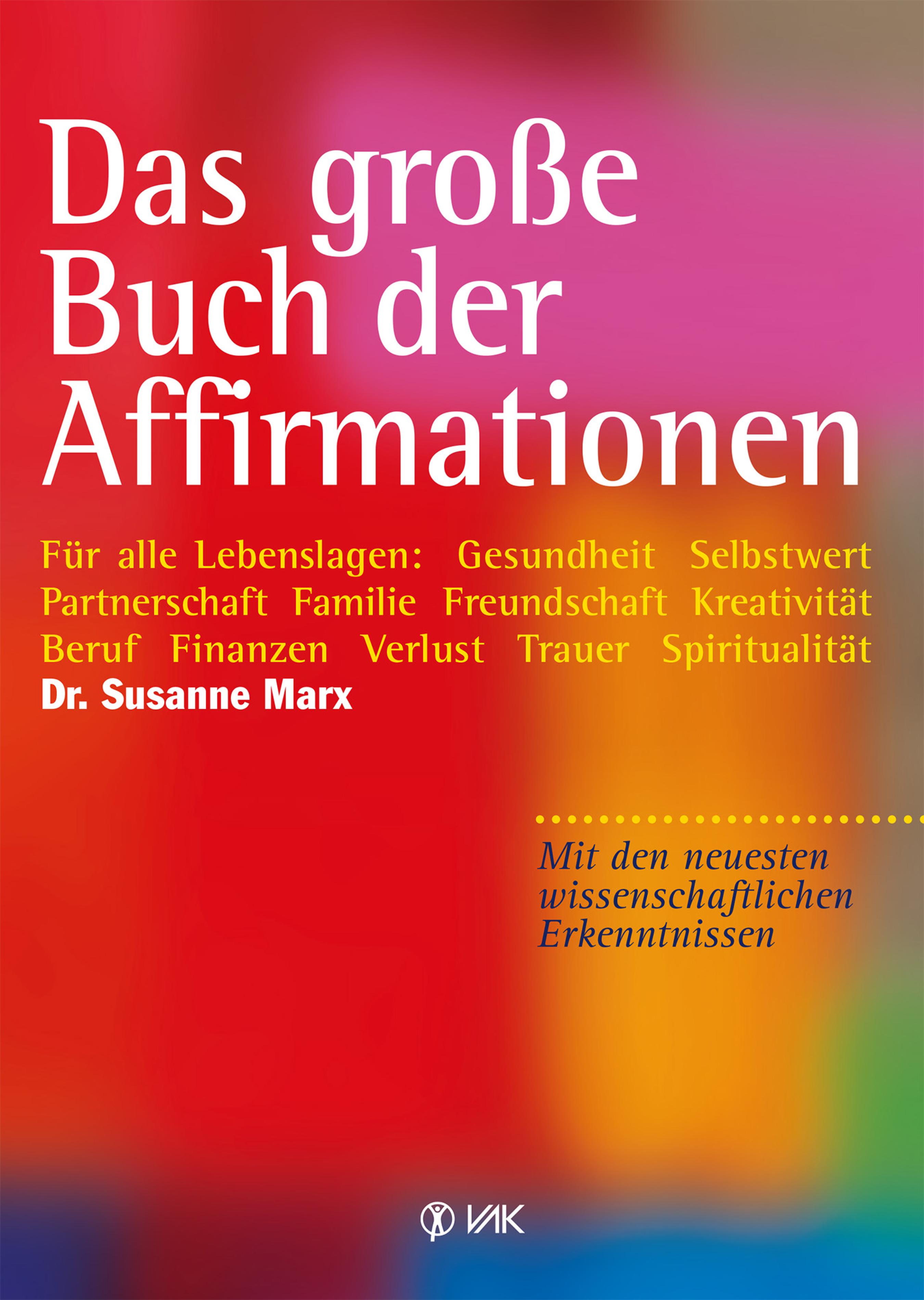 Обложка книги «Das große Buch der Affirmationen»