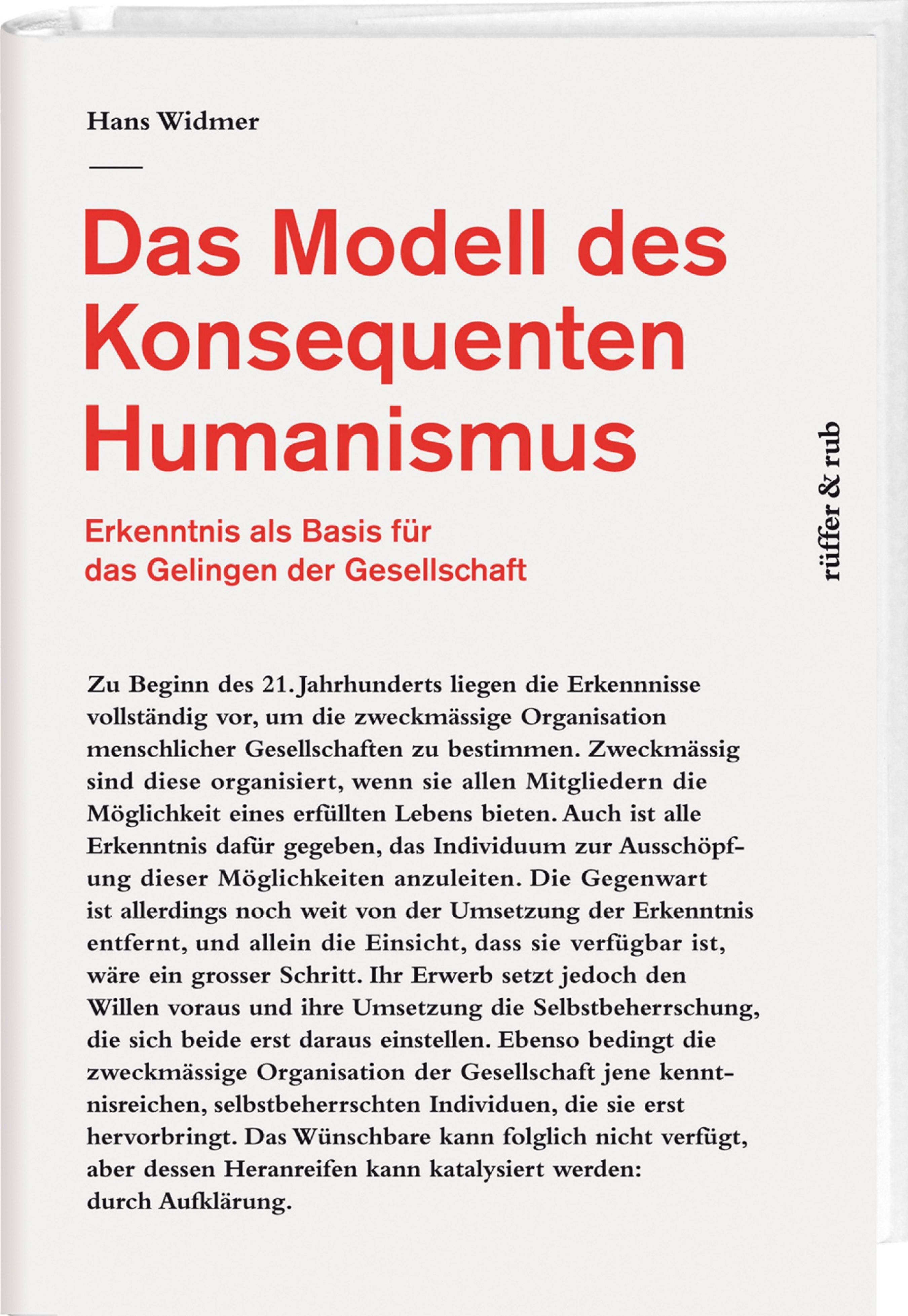 Обложка книги «Das Modell des Konsequenten Humanismus»