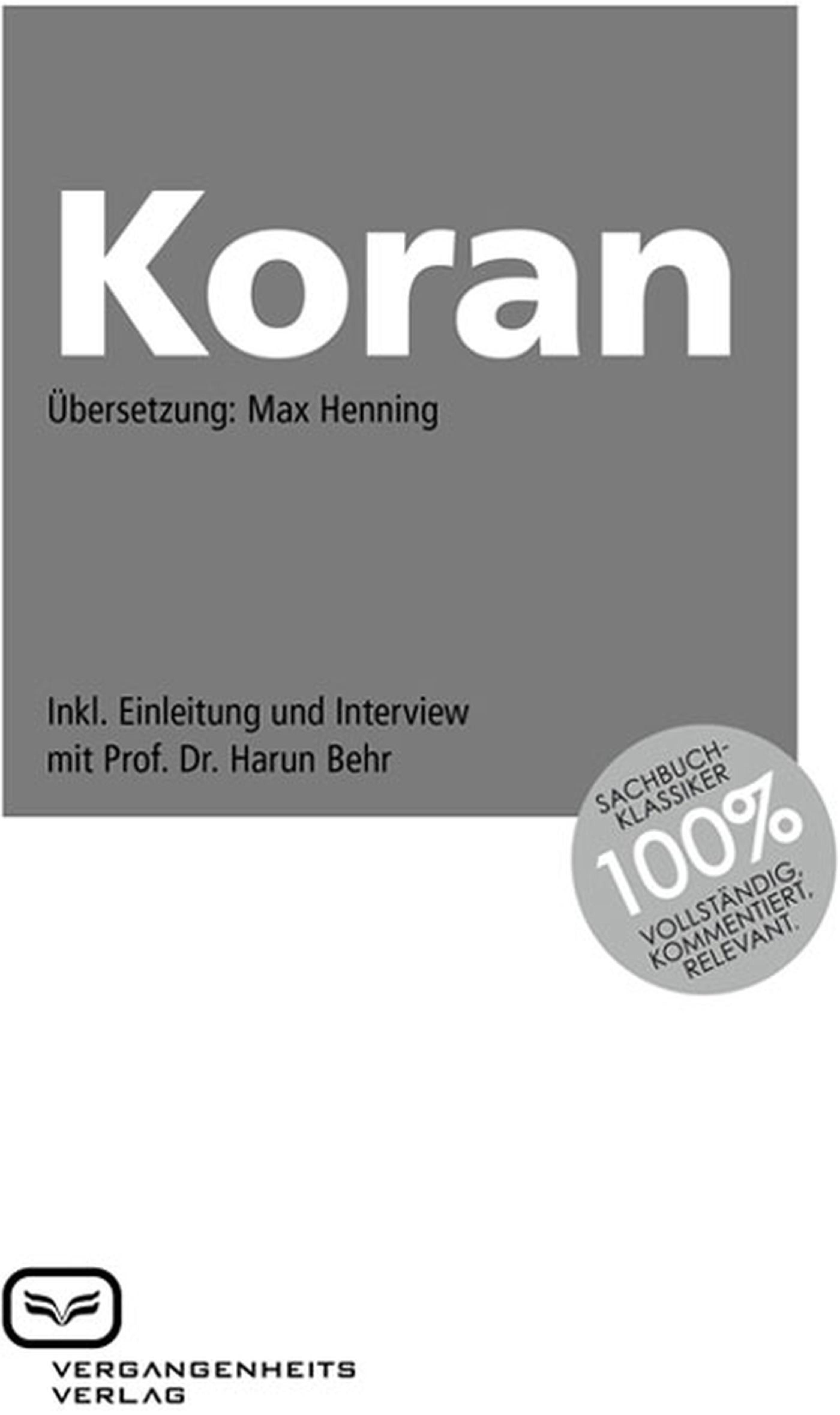 Обложка книги «Der Koran»
