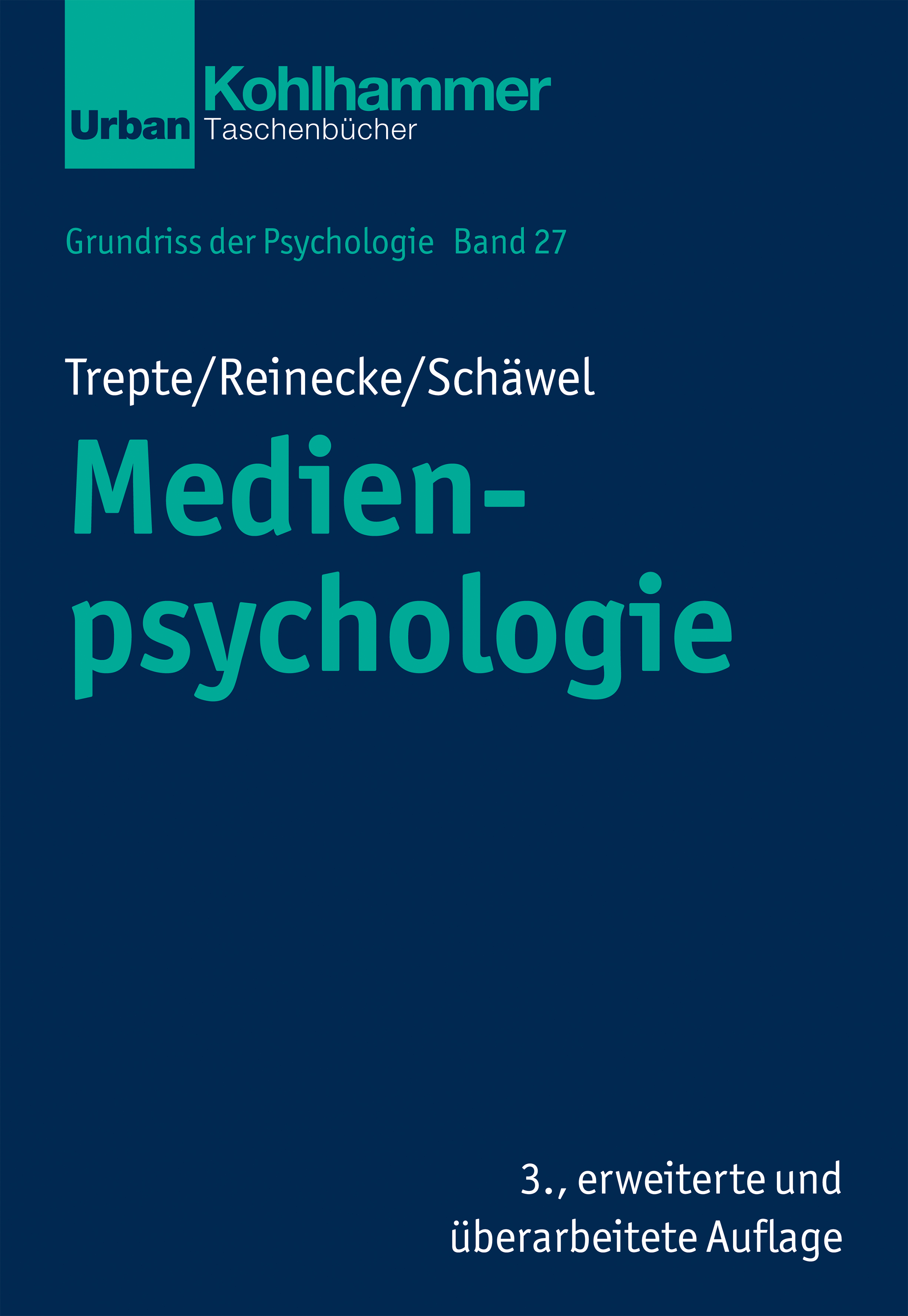Обложка книги «Medienpsychologie»