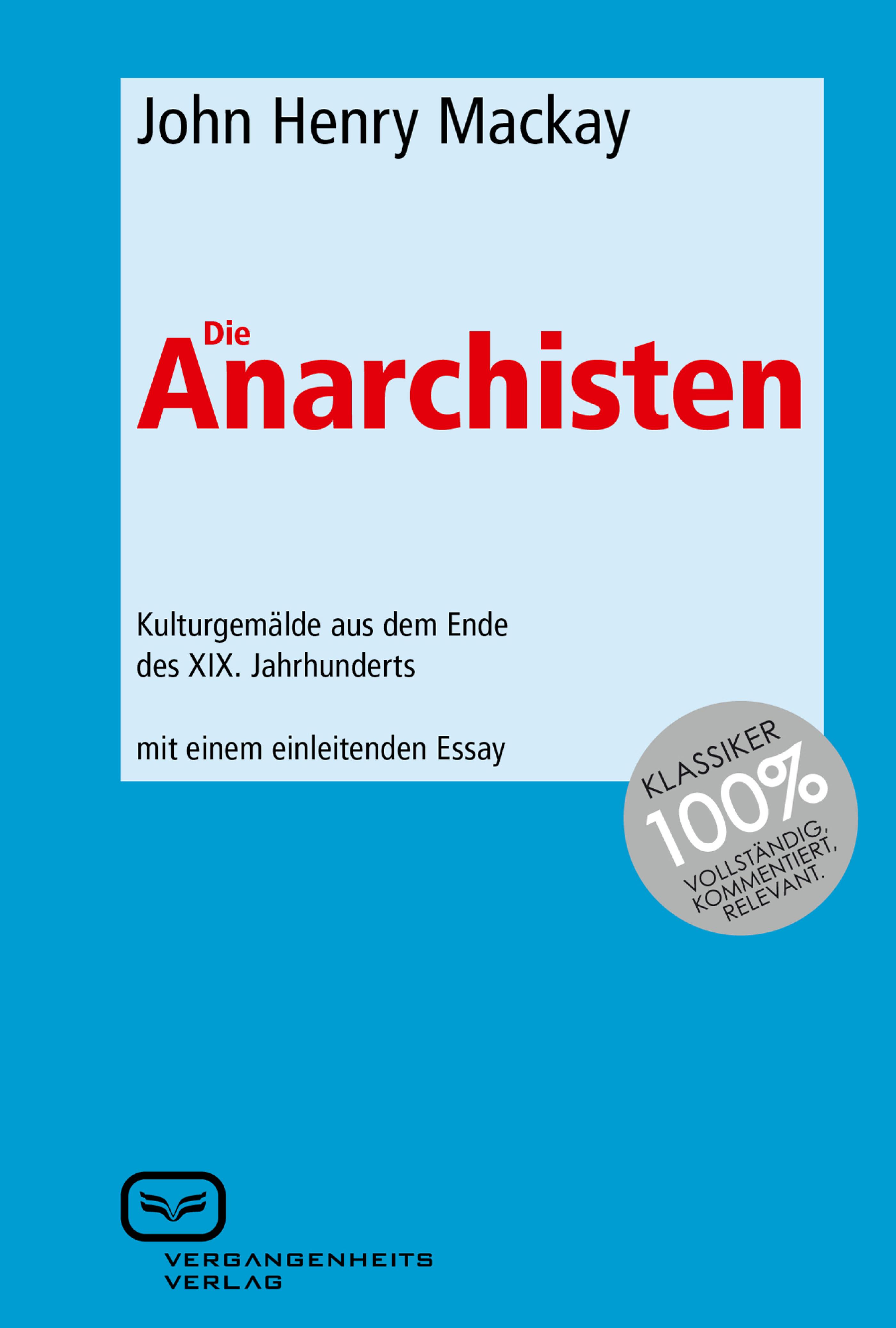 Обложка книги «Die Anarchisten»