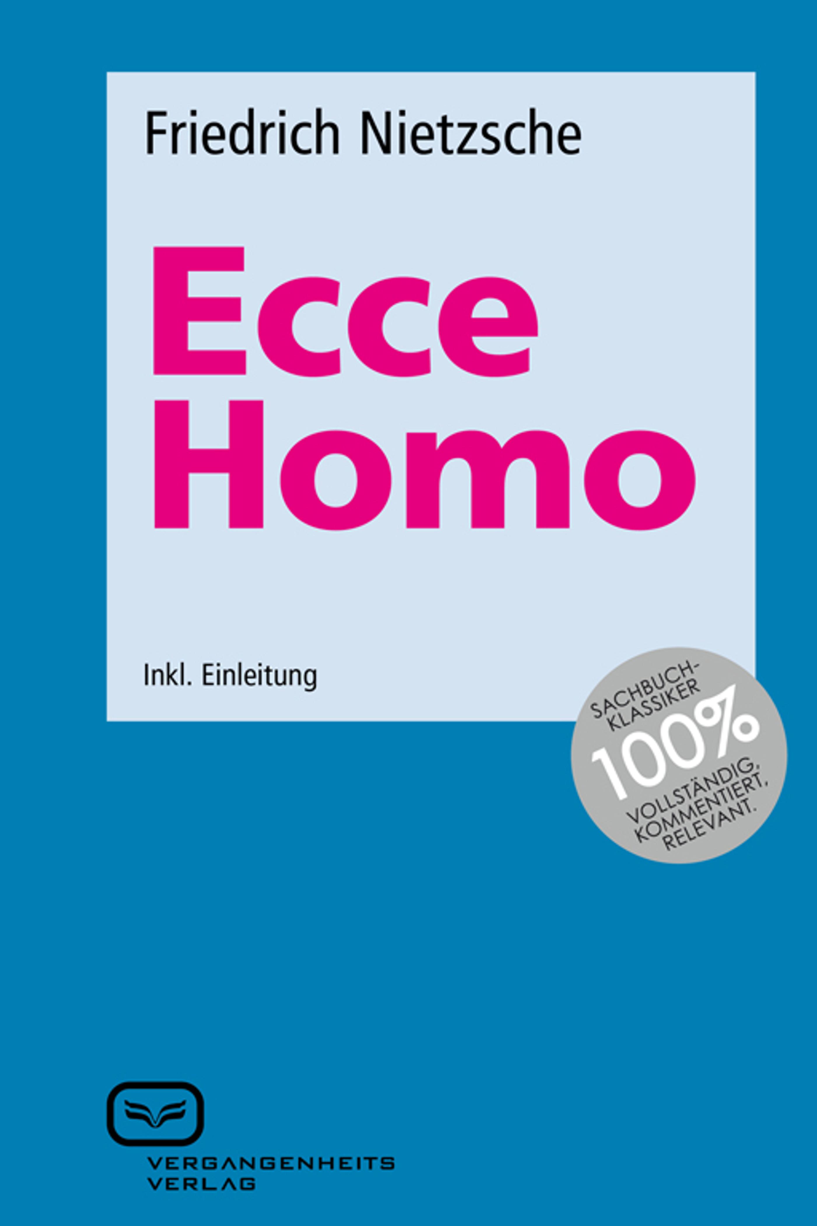 Обложка книги «Ecce Homo»