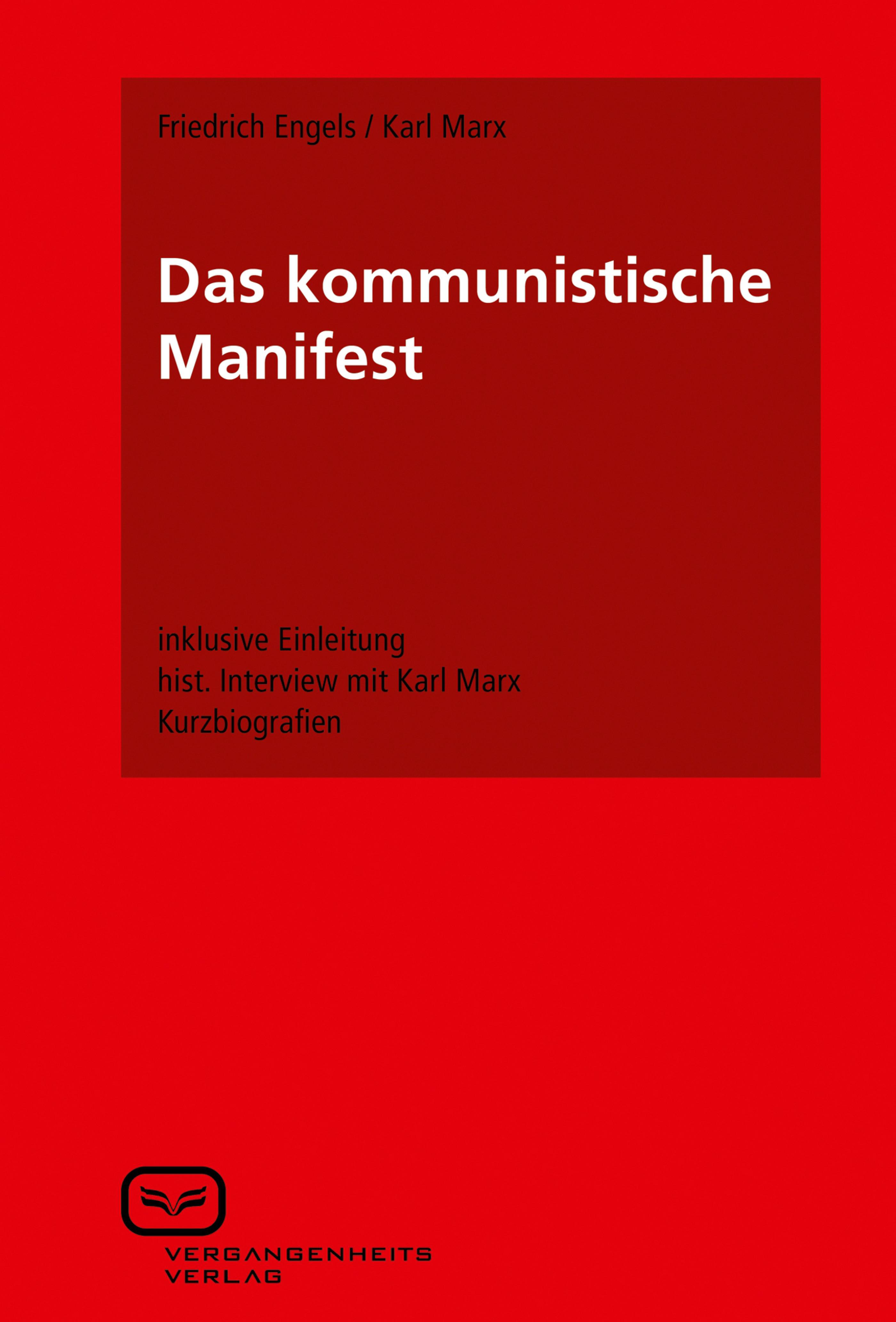 Обложка книги «Das kommunistische Manifest»