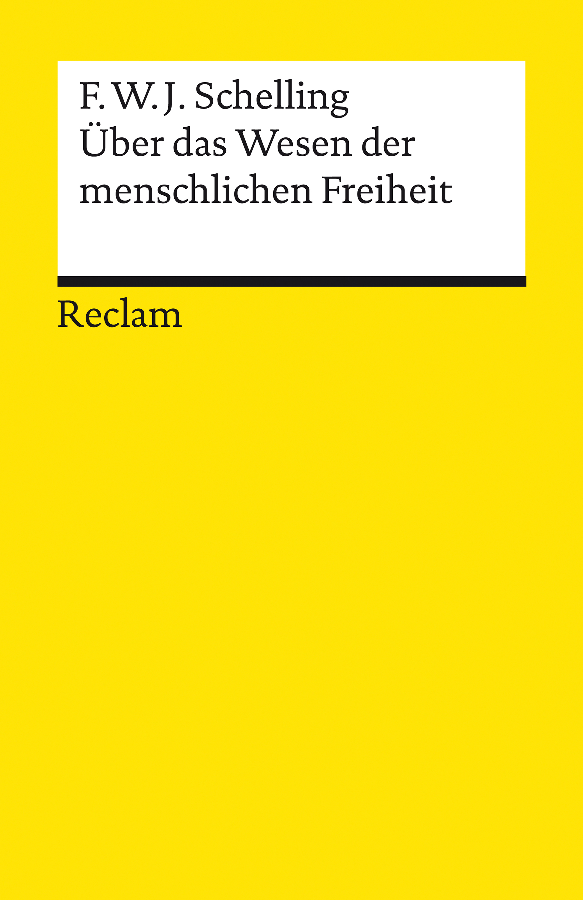 Обложка книги «Über das Wesen der menschlichen Freiheit»