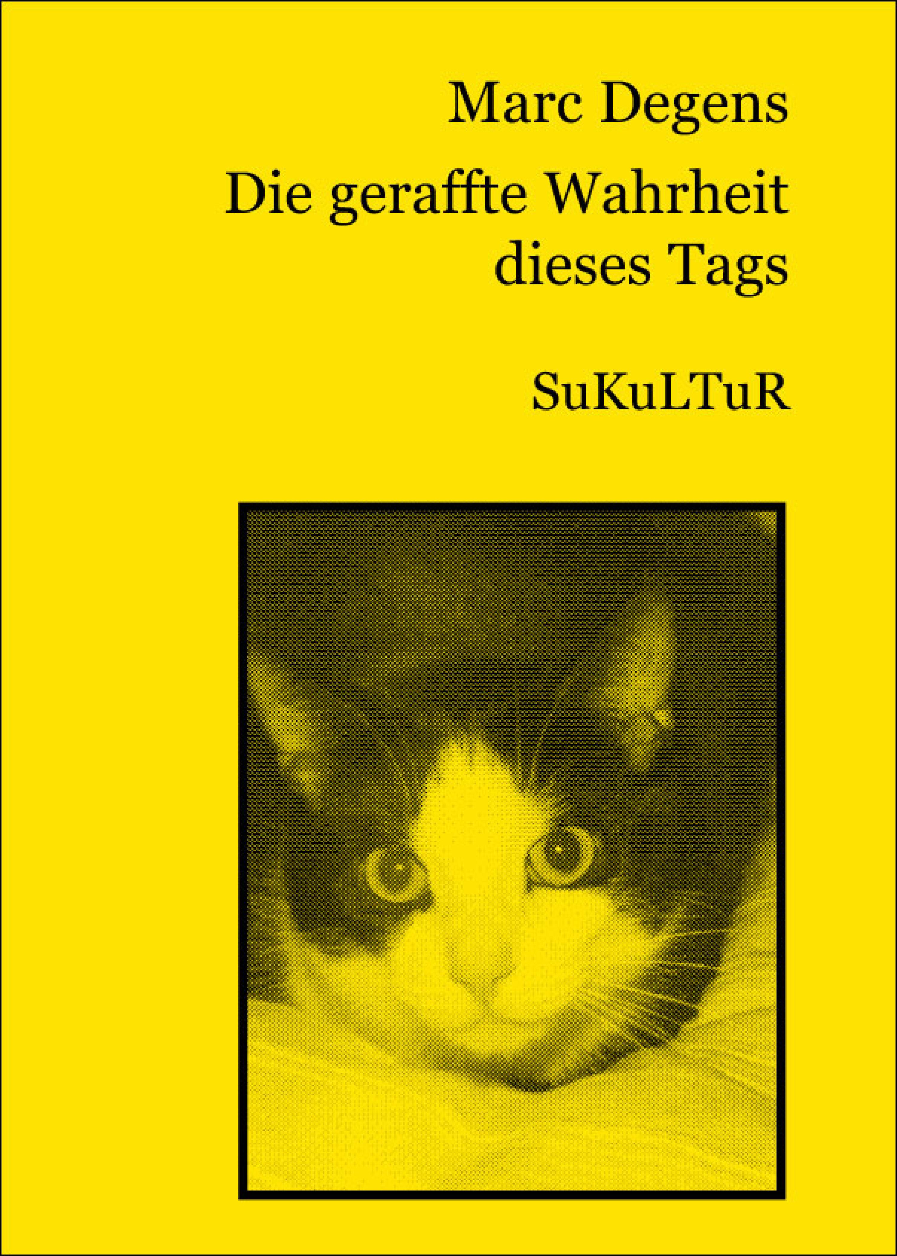 Обложка книги «Die geraffte Wahrheit dieses Tags»