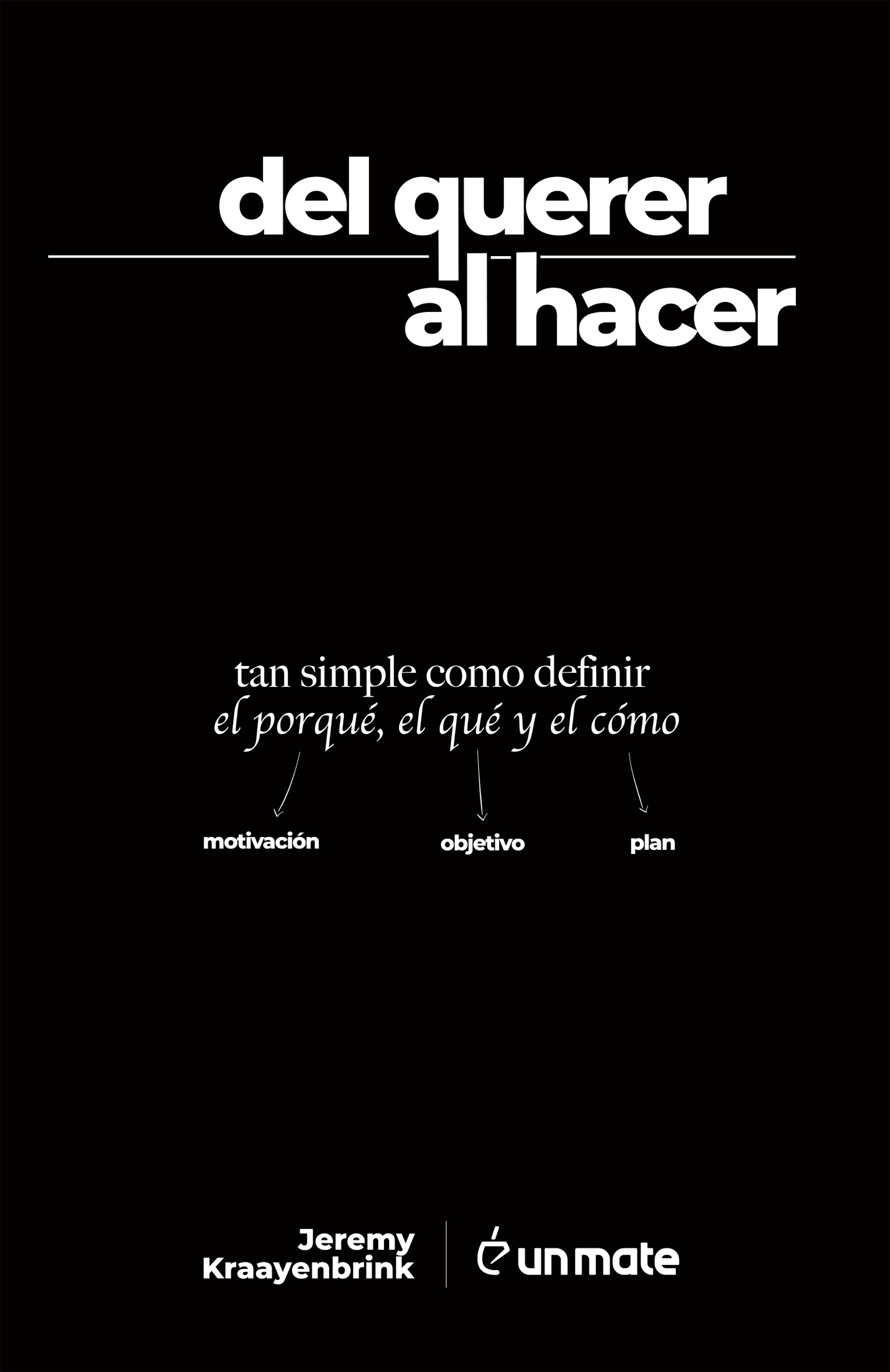 Обложка книги «Del querer al hacer»
