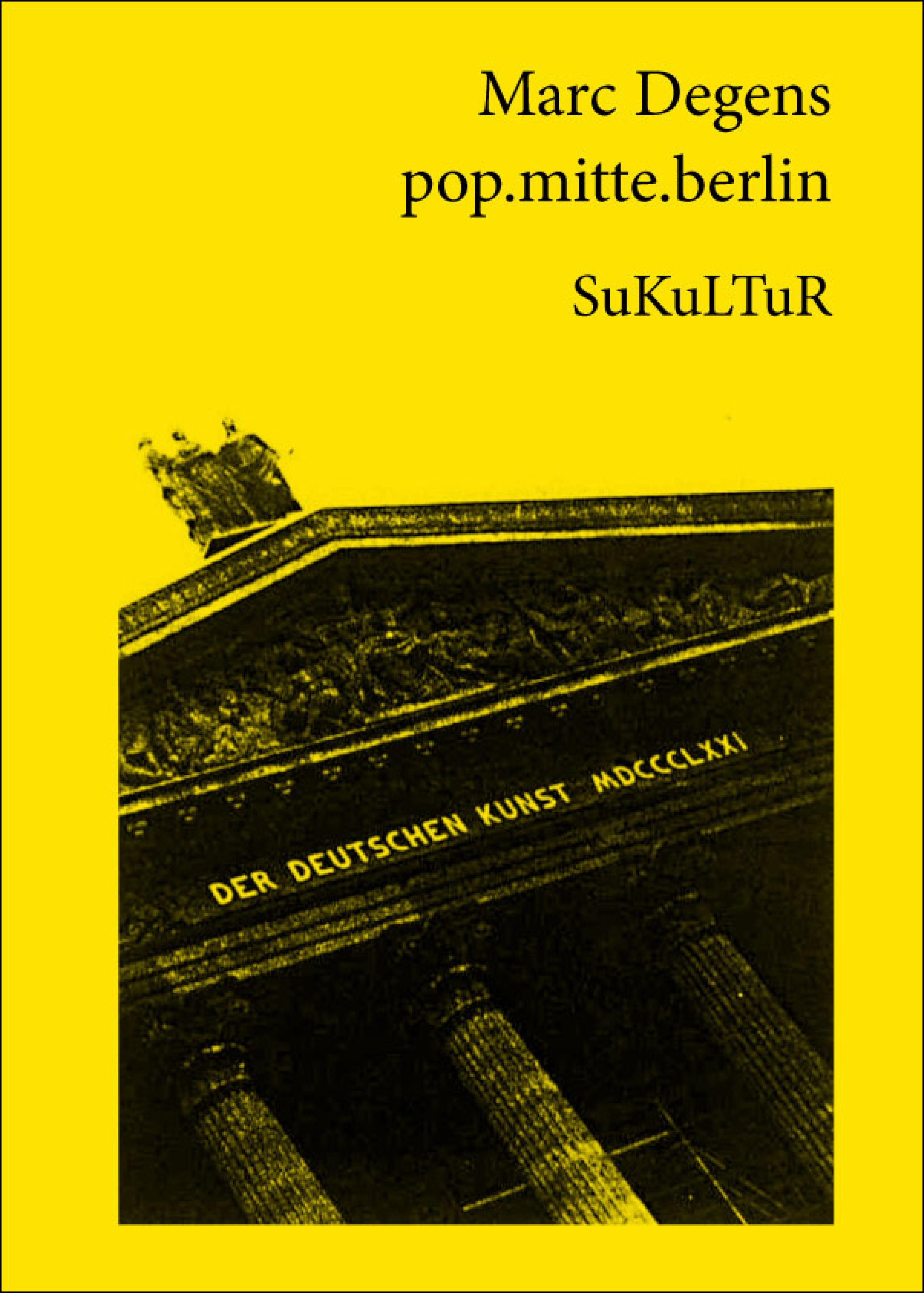 Обложка книги «pop.mitte.berlin»