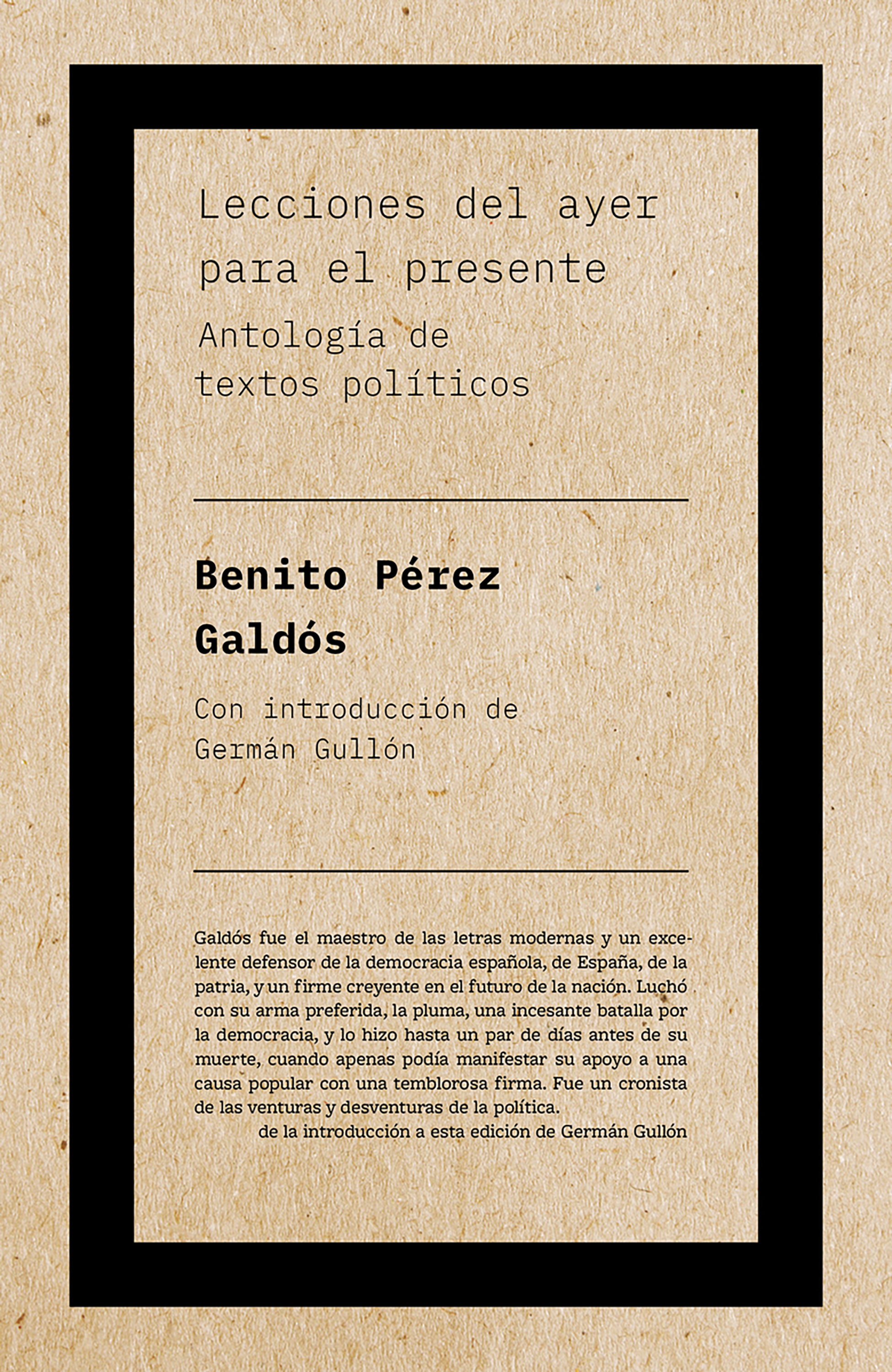 Обложка книги «Lecciones del ayer para el presente»