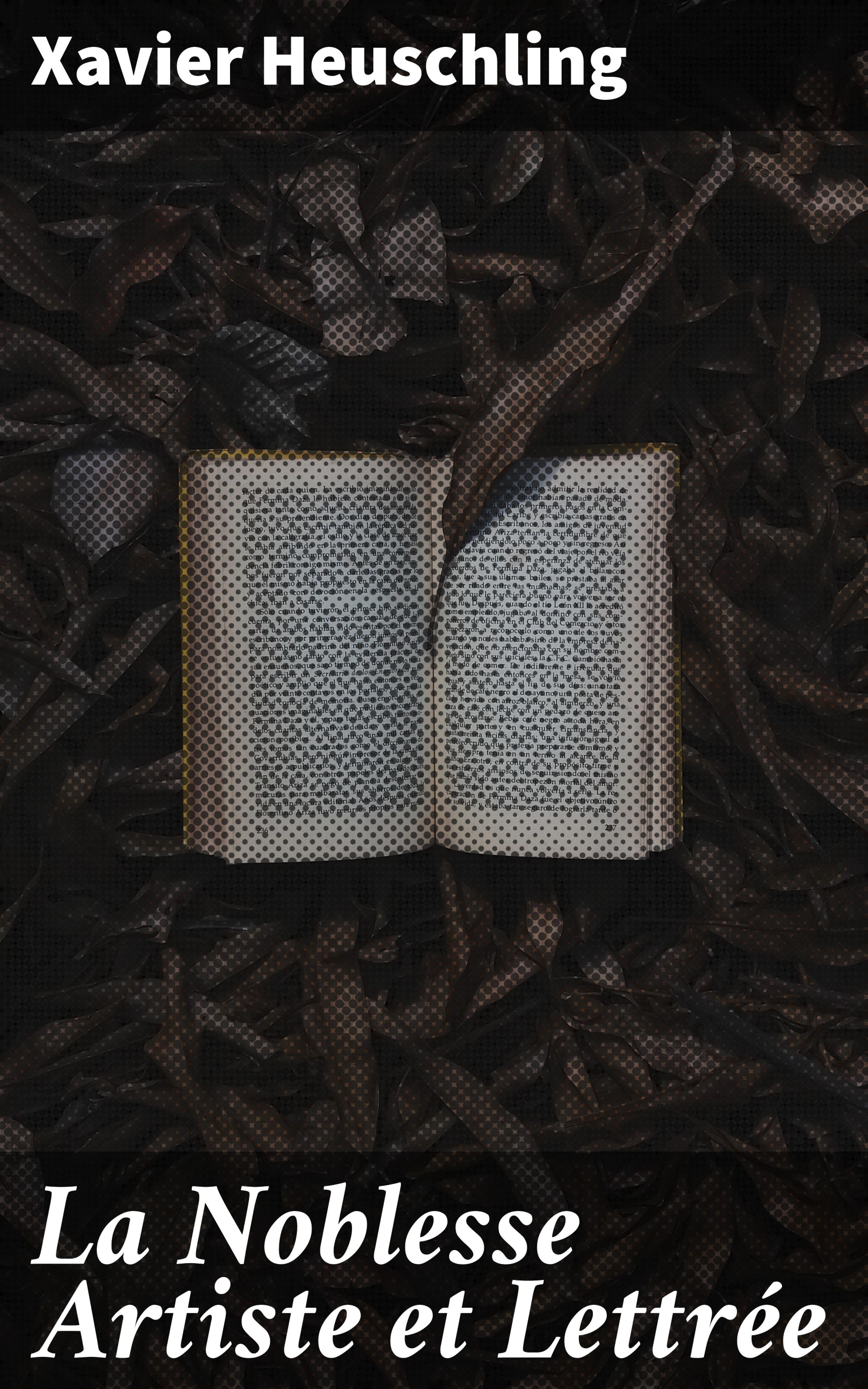 Обложка книги «La Noblesse Artiste et Lettrée»