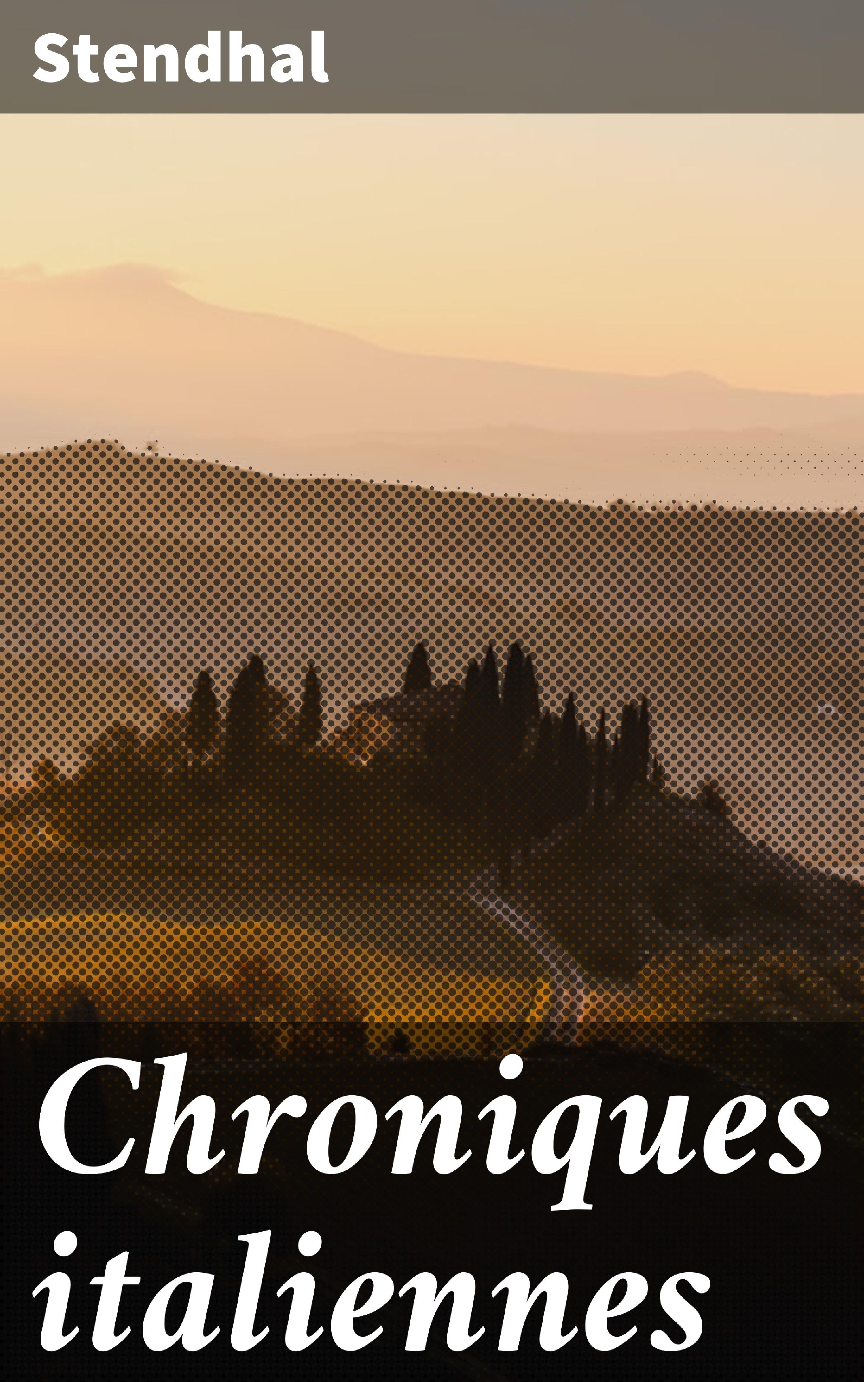 Обложка книги «Chroniques italiennes»