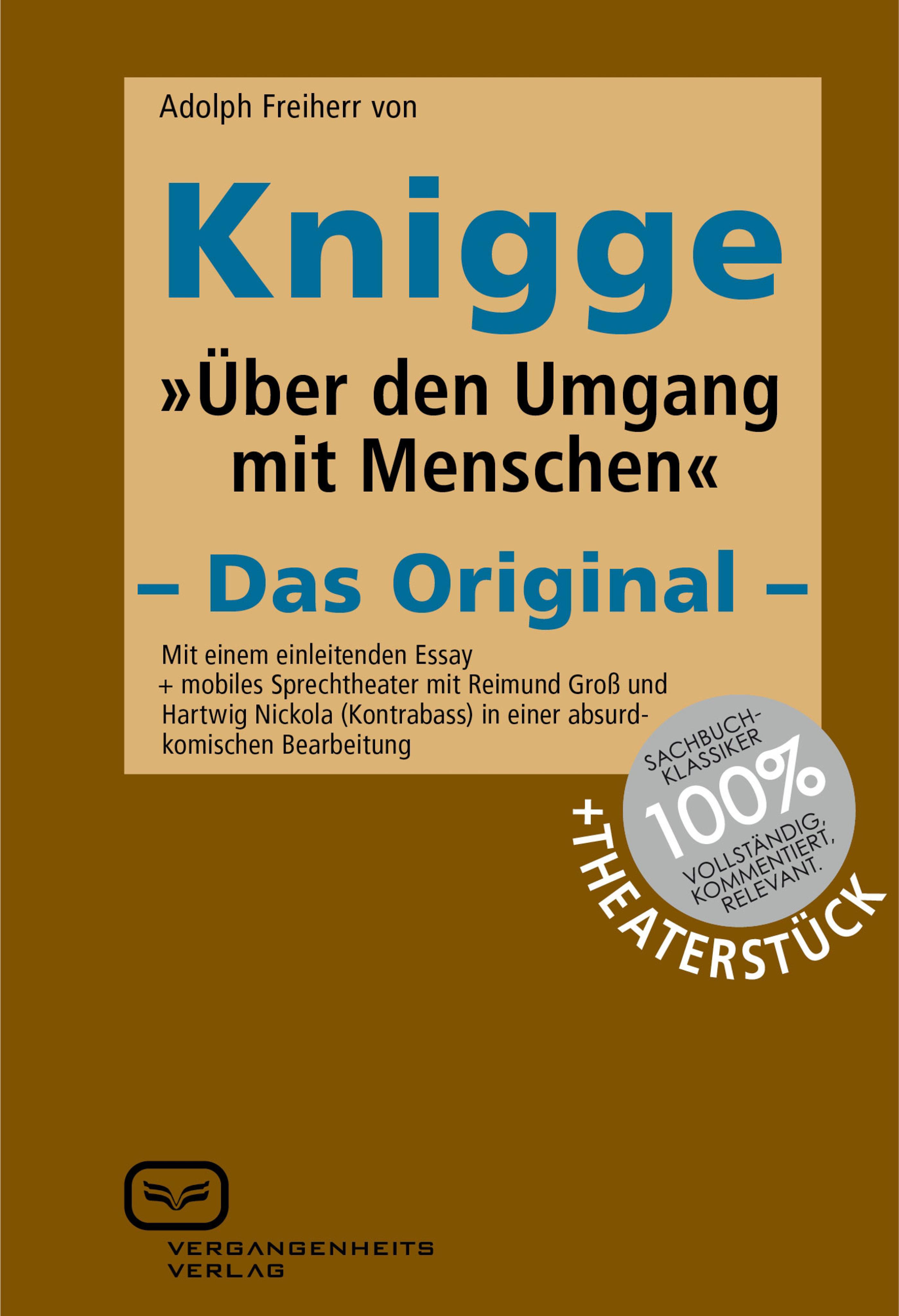 Обложка книги «Über den Umgang mit Menschen (Enhanced, +Theaterstück)»