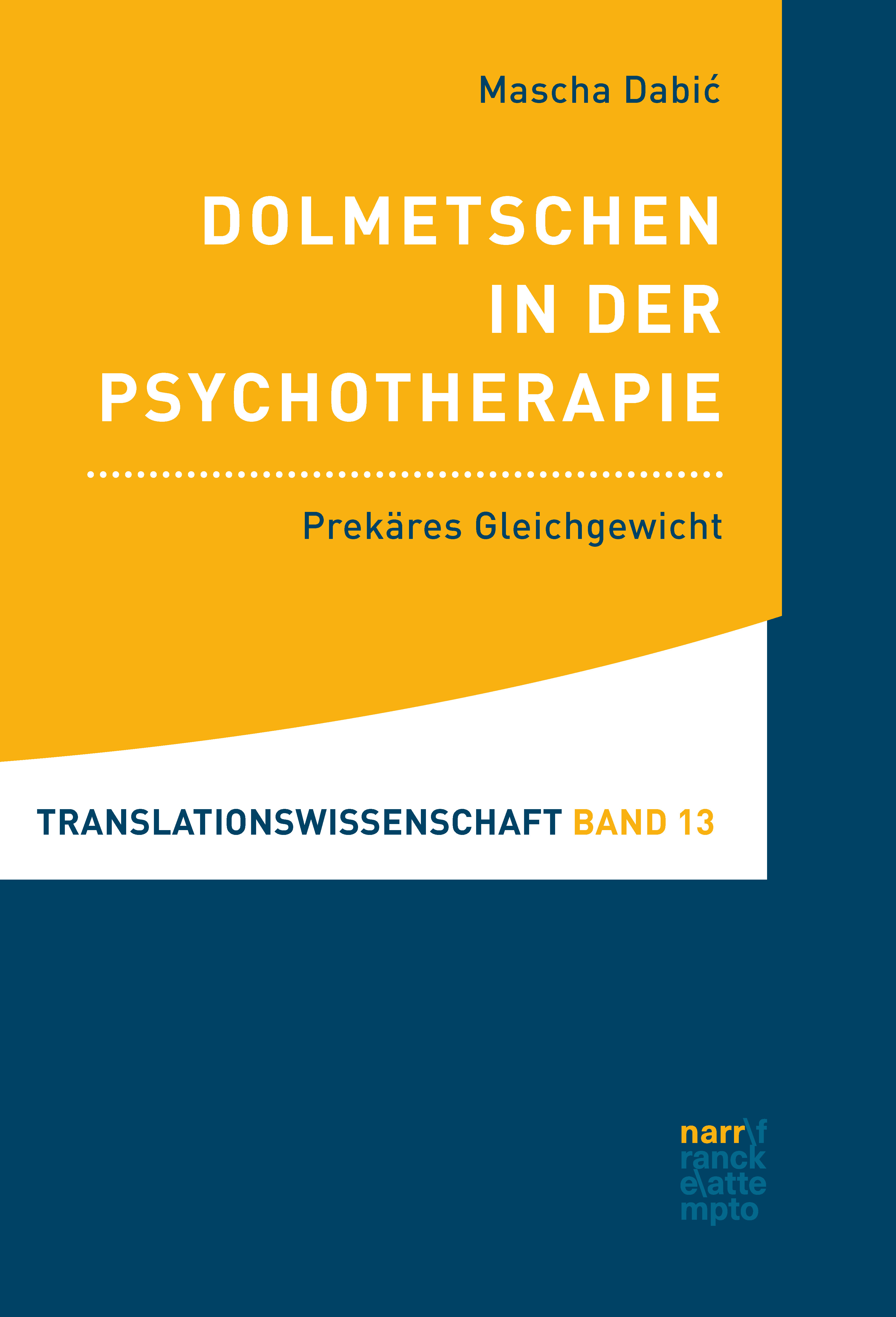 Обложка книги «Dolmetschen in der Psychotherapie»