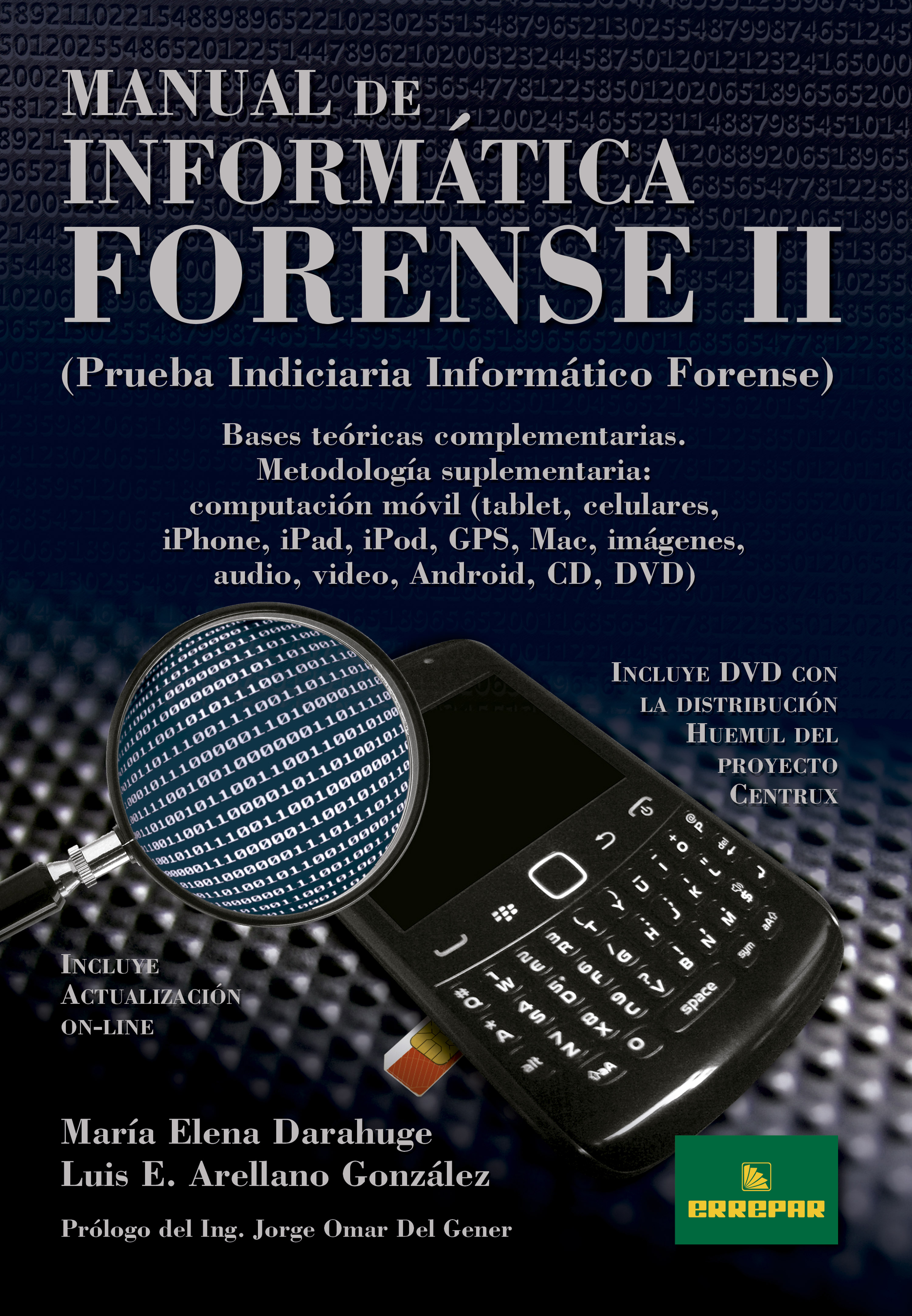 Обложка книги «Manual de informática forense II»