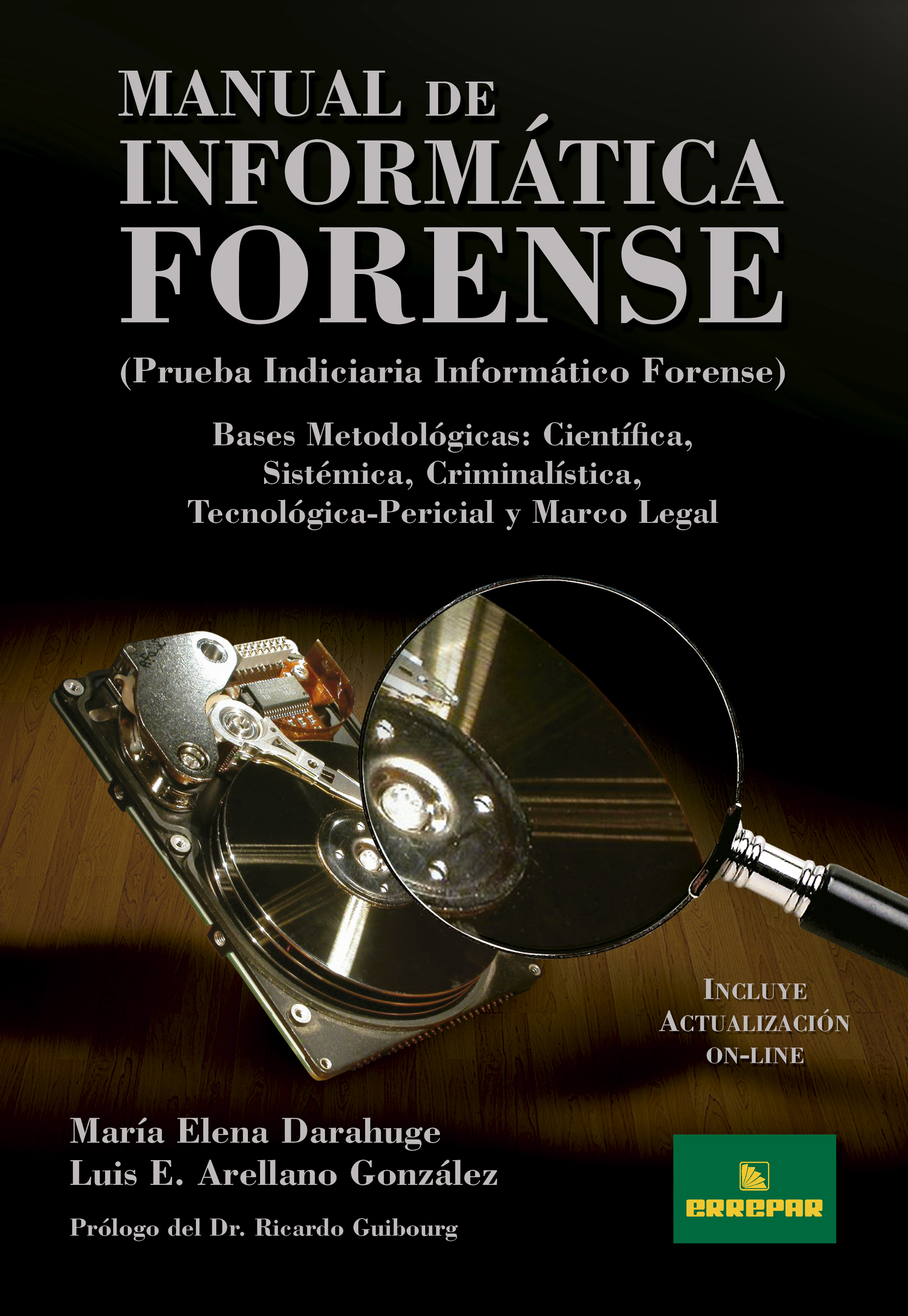 Обложка книги «Manual de informática forense»