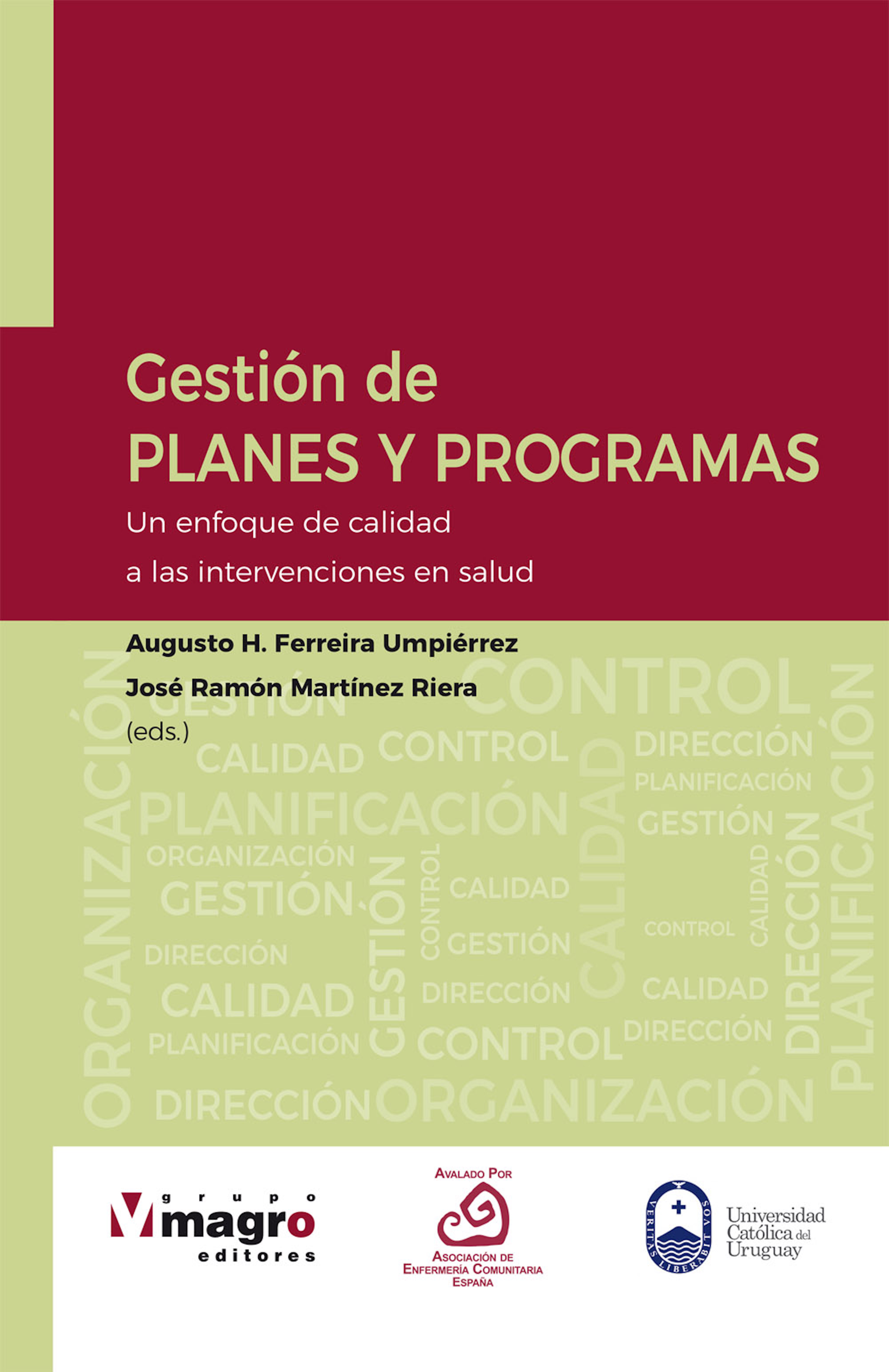 Обложка книги «Gestión de planes y programas»