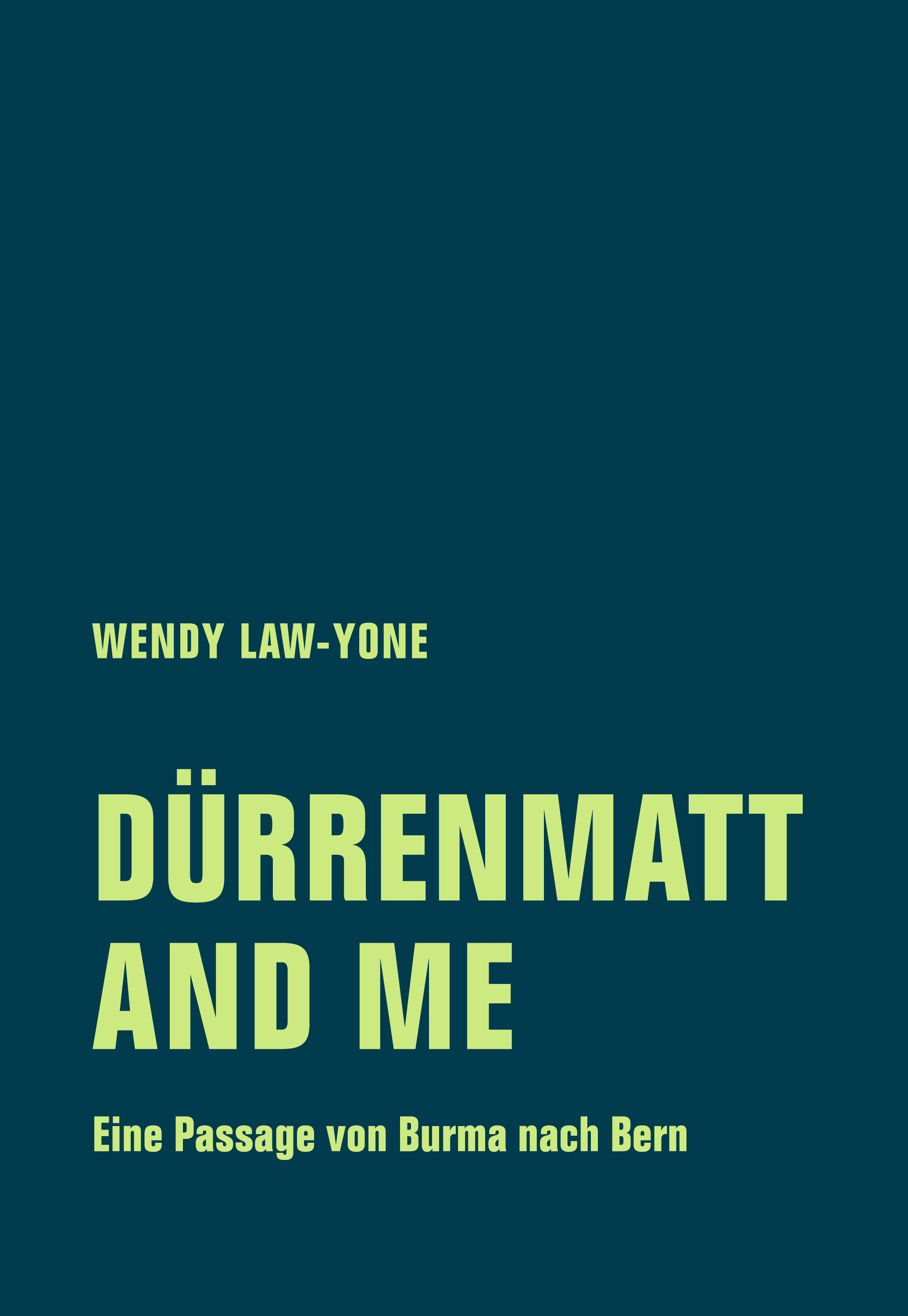 Обложка книги «Dürrenmatt and me»