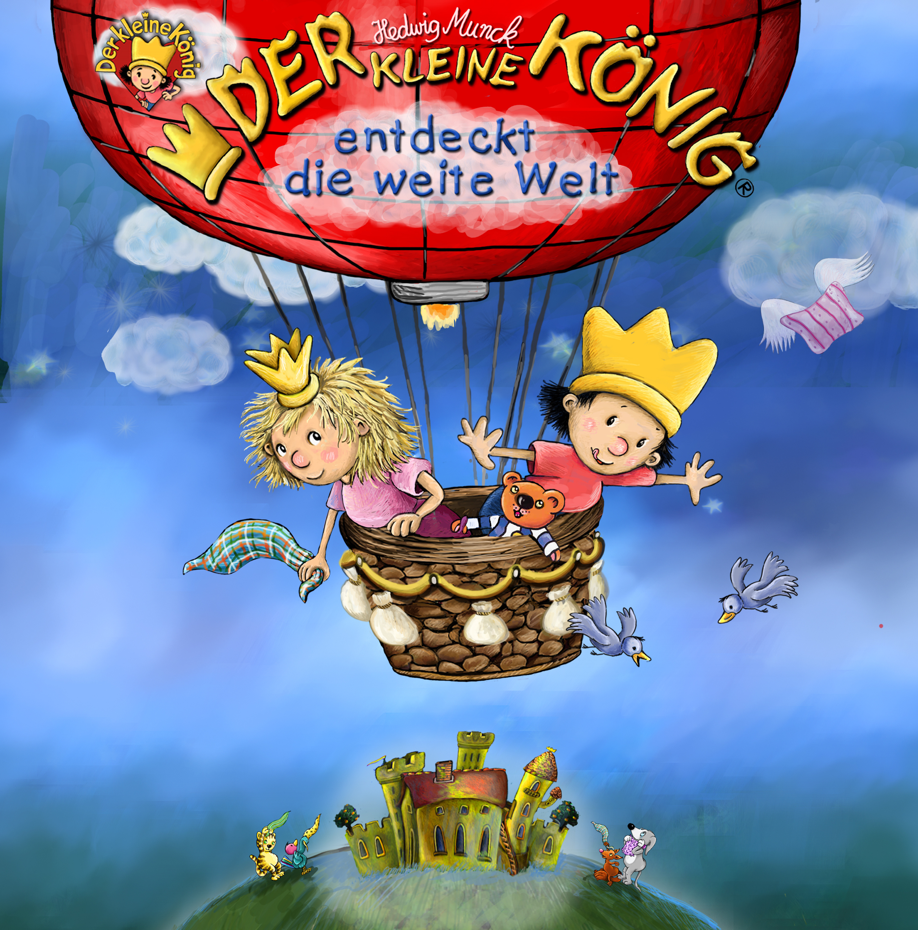 Обложка книги «Der kleine König entdeckt die weite Welt»