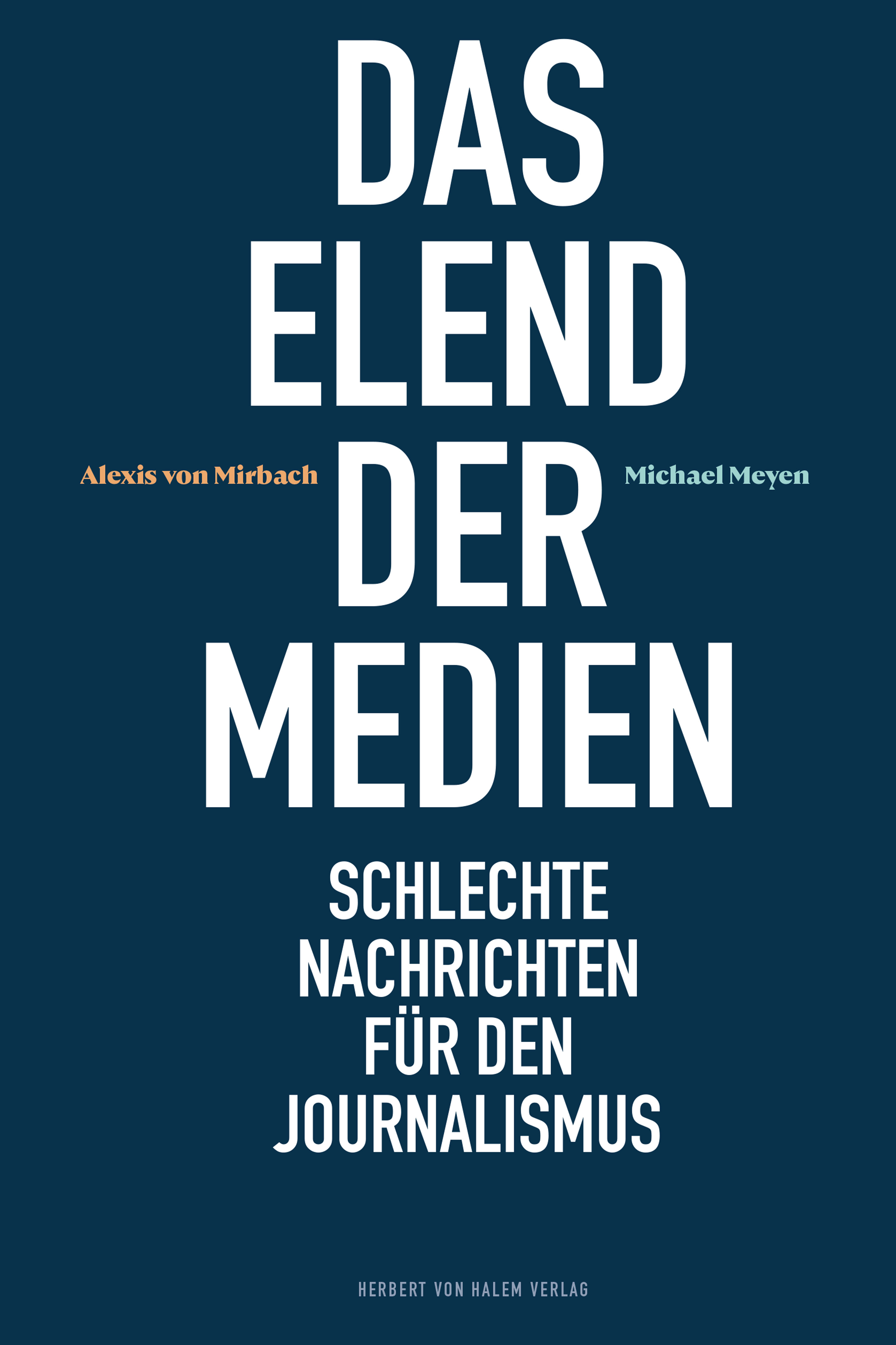 Обложка книги «Das Elend der Medien»