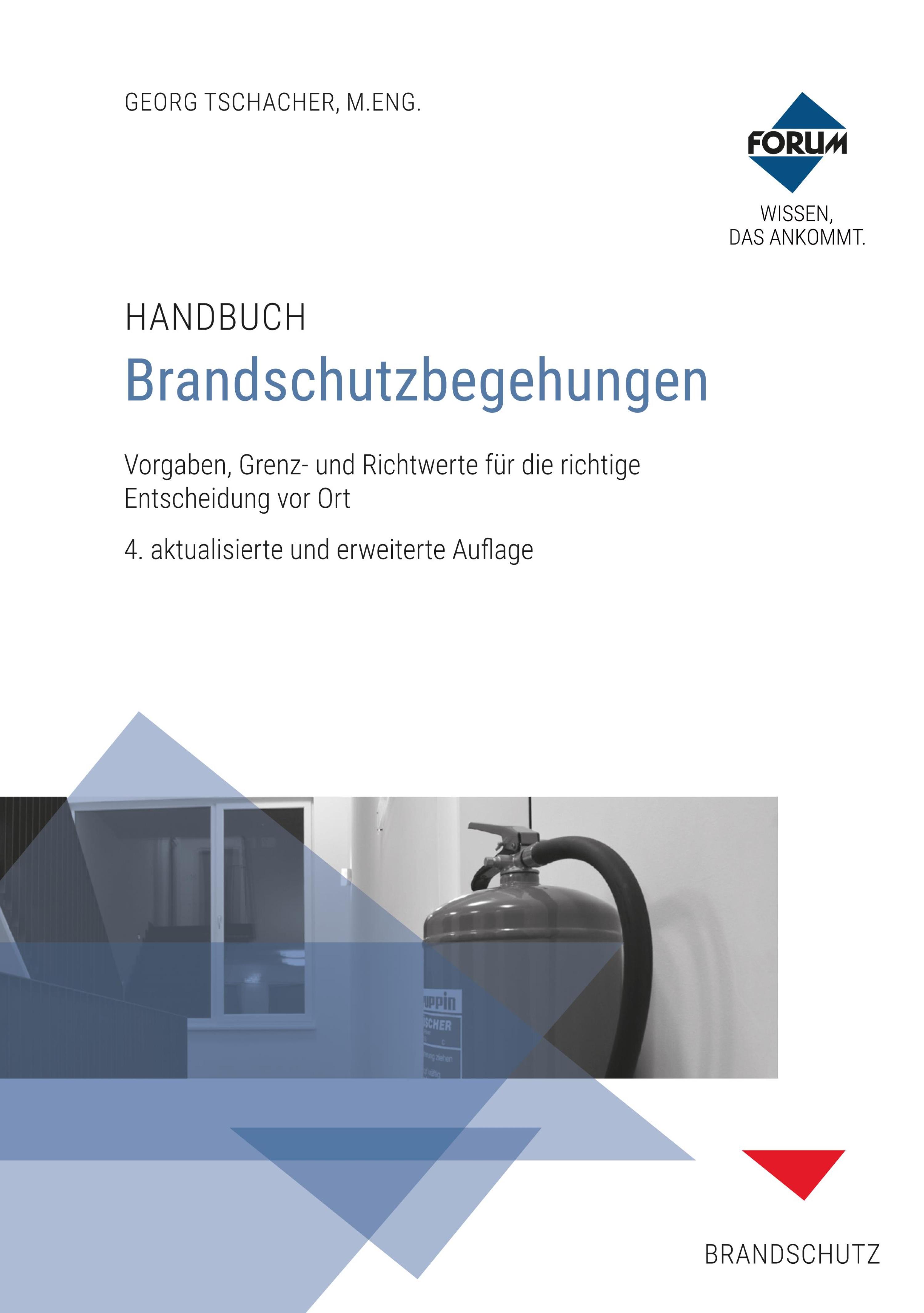 Обложка книги «Handbuch Brandschutzbegehungen»