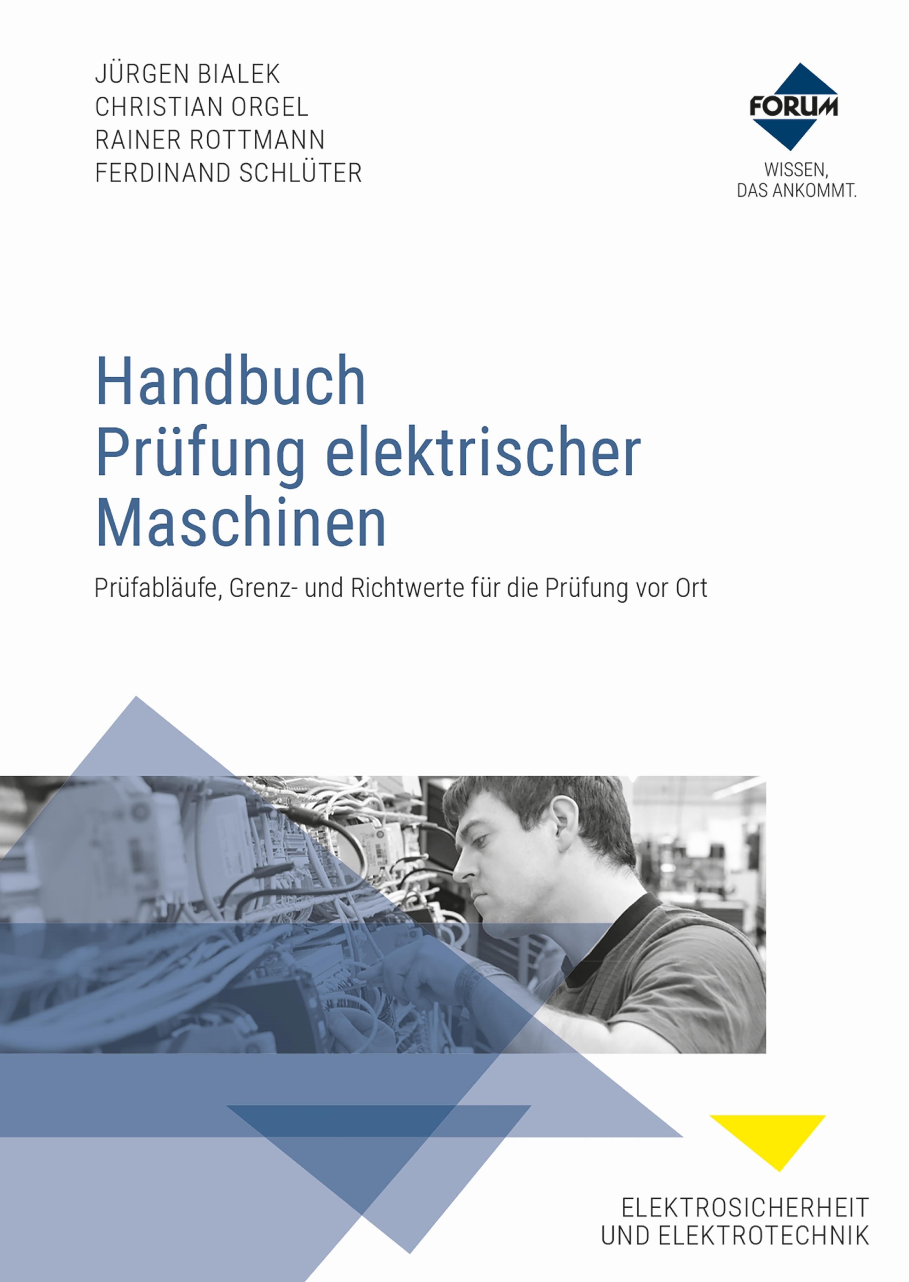 Обложка книги «Handbuch Prüfung elektrischer Maschinen»