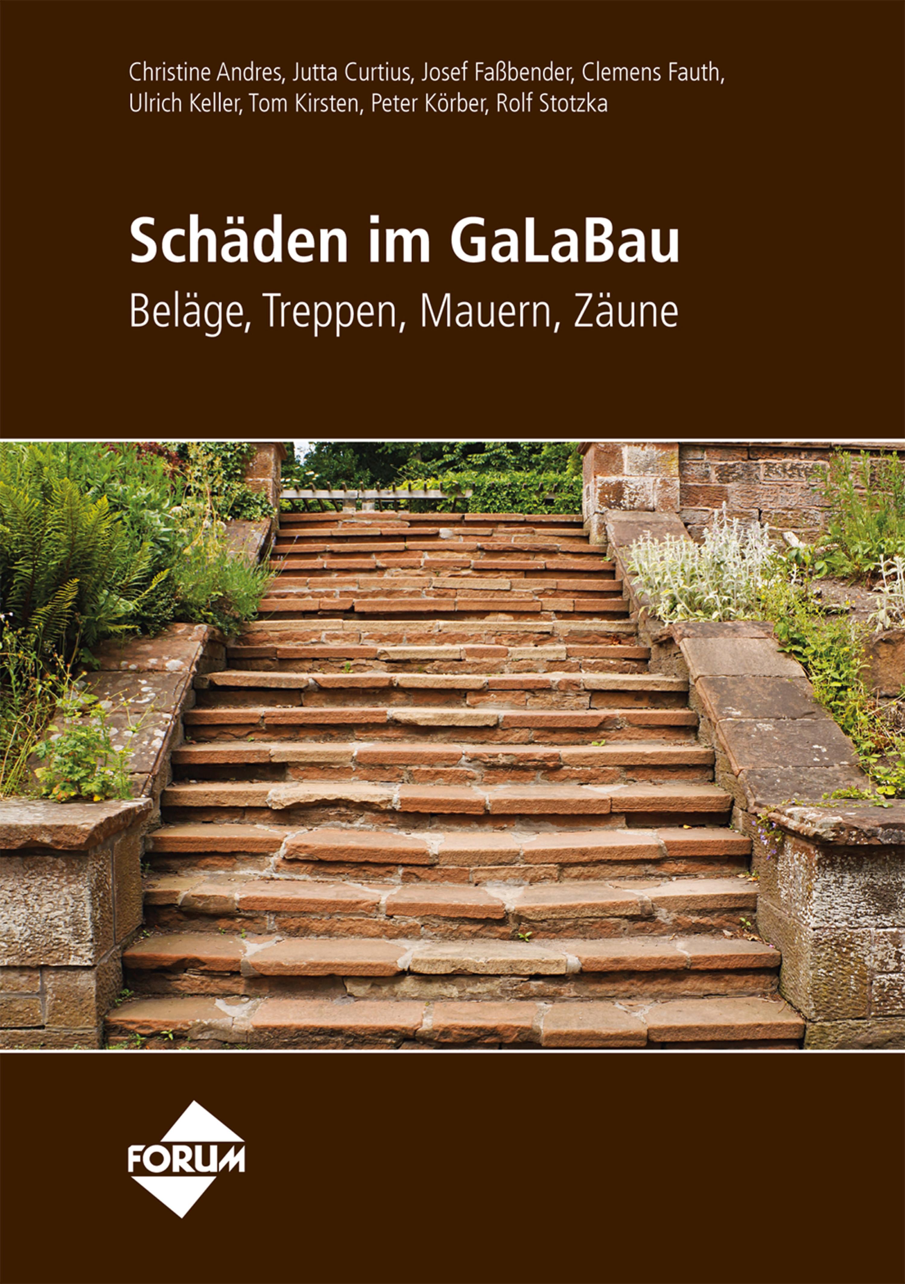 Обложка книги «Schäden im GaLaBau - Beläge, Treppen, Mauern, Zäune»