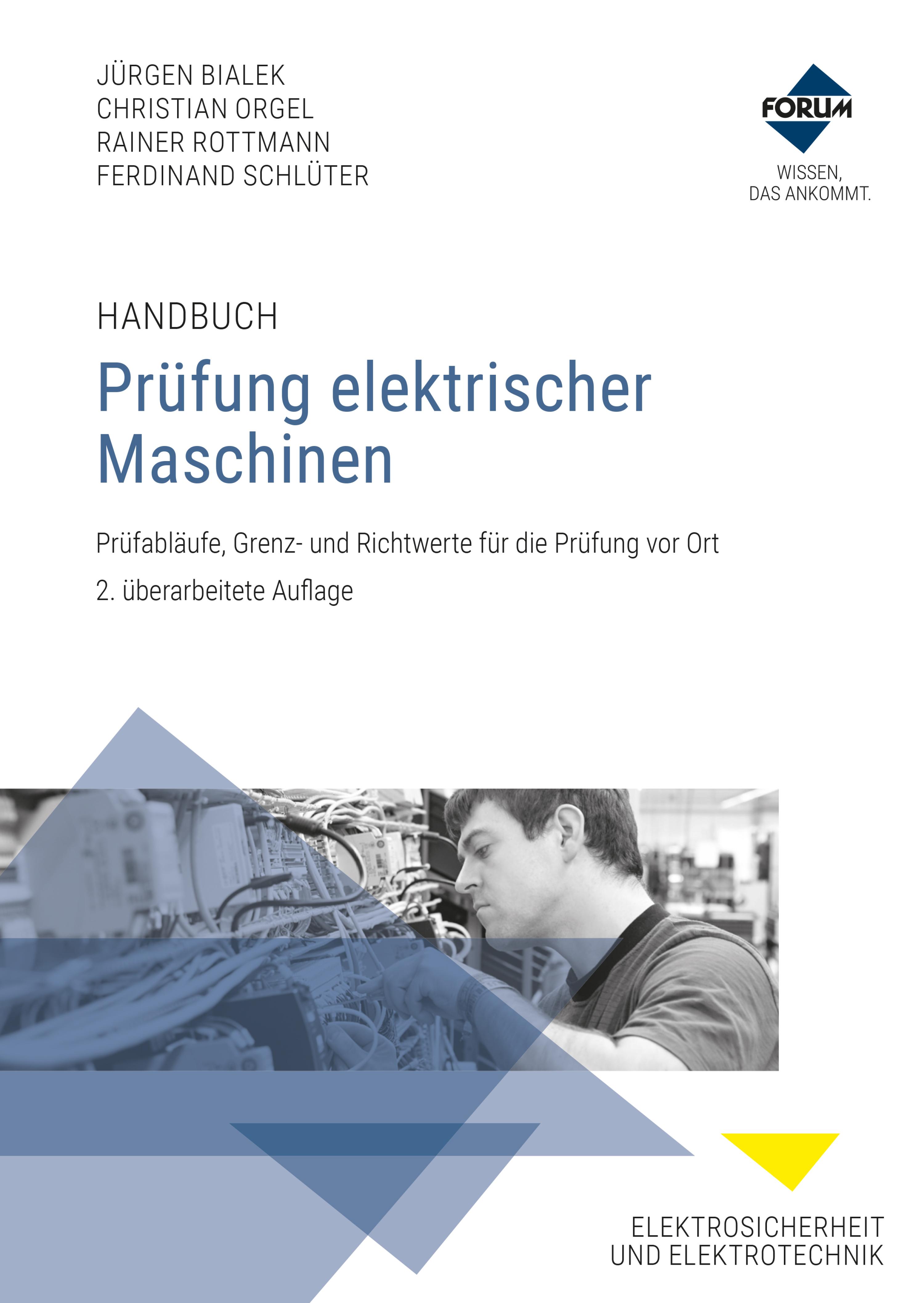 Обложка книги «Handbuch Prüfung elektrischer Maschinen»