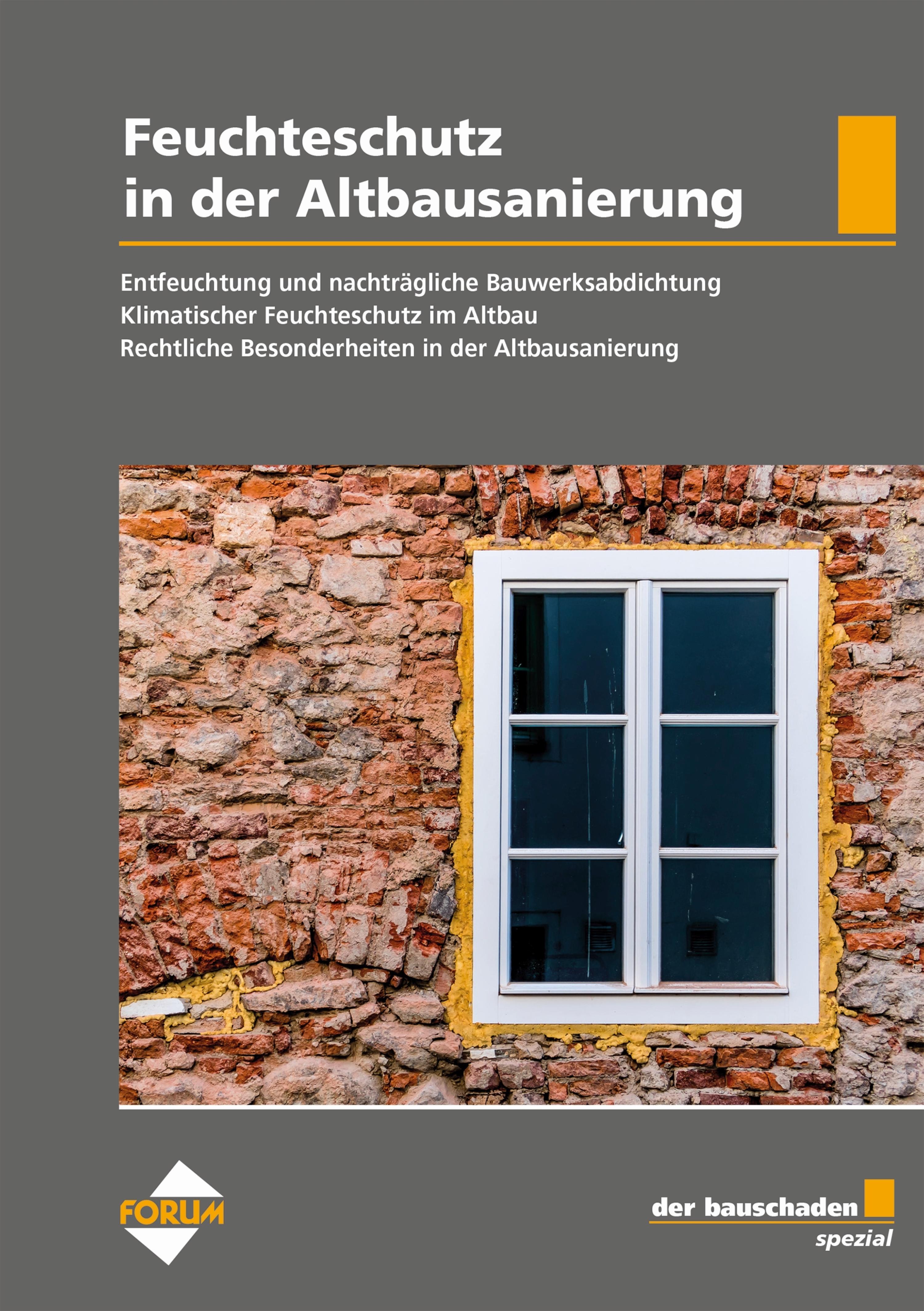 Обложка книги «der bauschaden Spezial Feuchteschutz in der Altbausanierung»